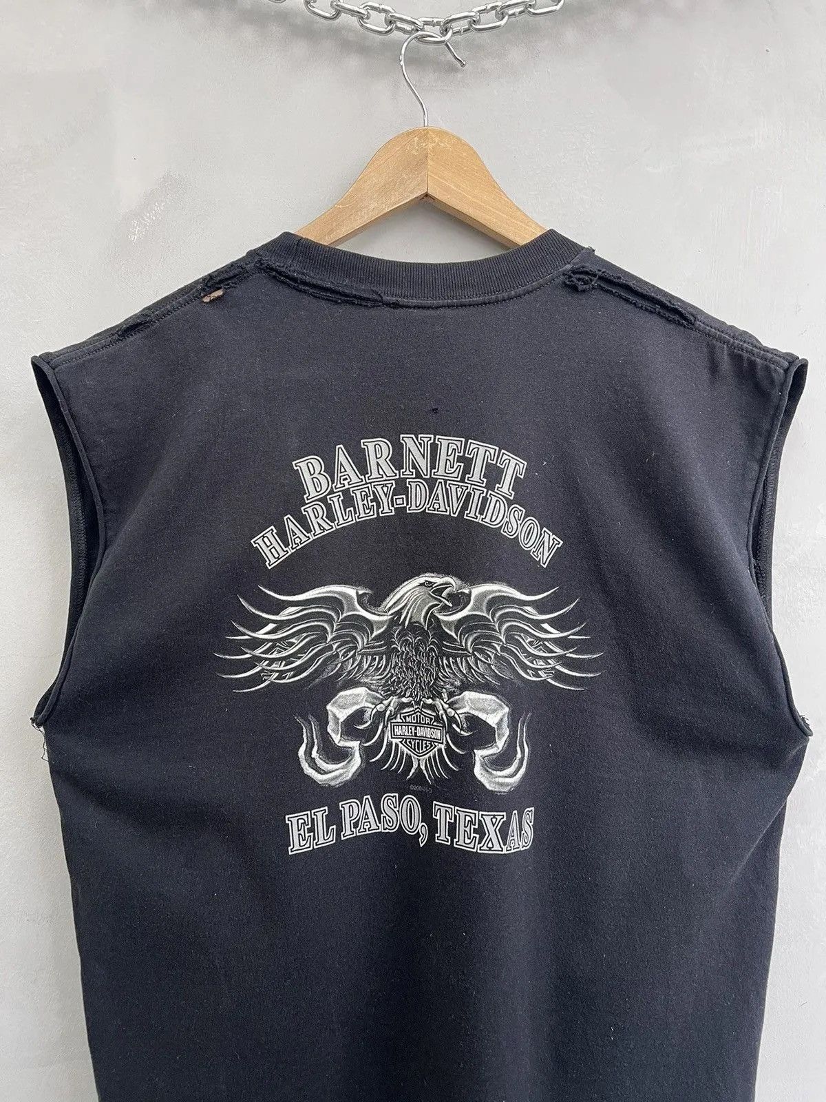 Harley Davidson 90s 3d emblem eagle flames japanese Harley Davidson t shirt Size US L / EU 52-54 / 3 - 13 Thumbnail