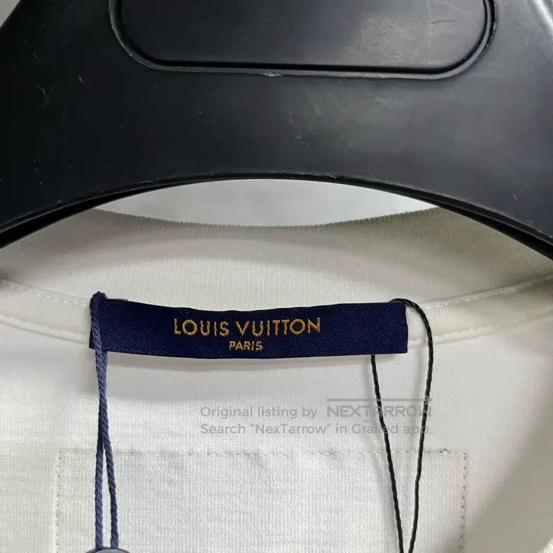 Louis Vuitton Louis Vuitton White Logo Graffiti Short Sleeve Size US L / EU 52-54 / 3 - 2 Thumbnail