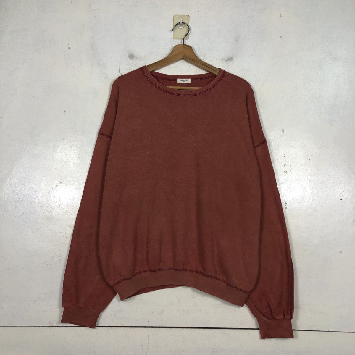 Japanese Brand 📌Vintage Sweatshirt Comme Ca Ism Big Logo Size US M / EU 48-50 / 2 - 3 Thumbnail