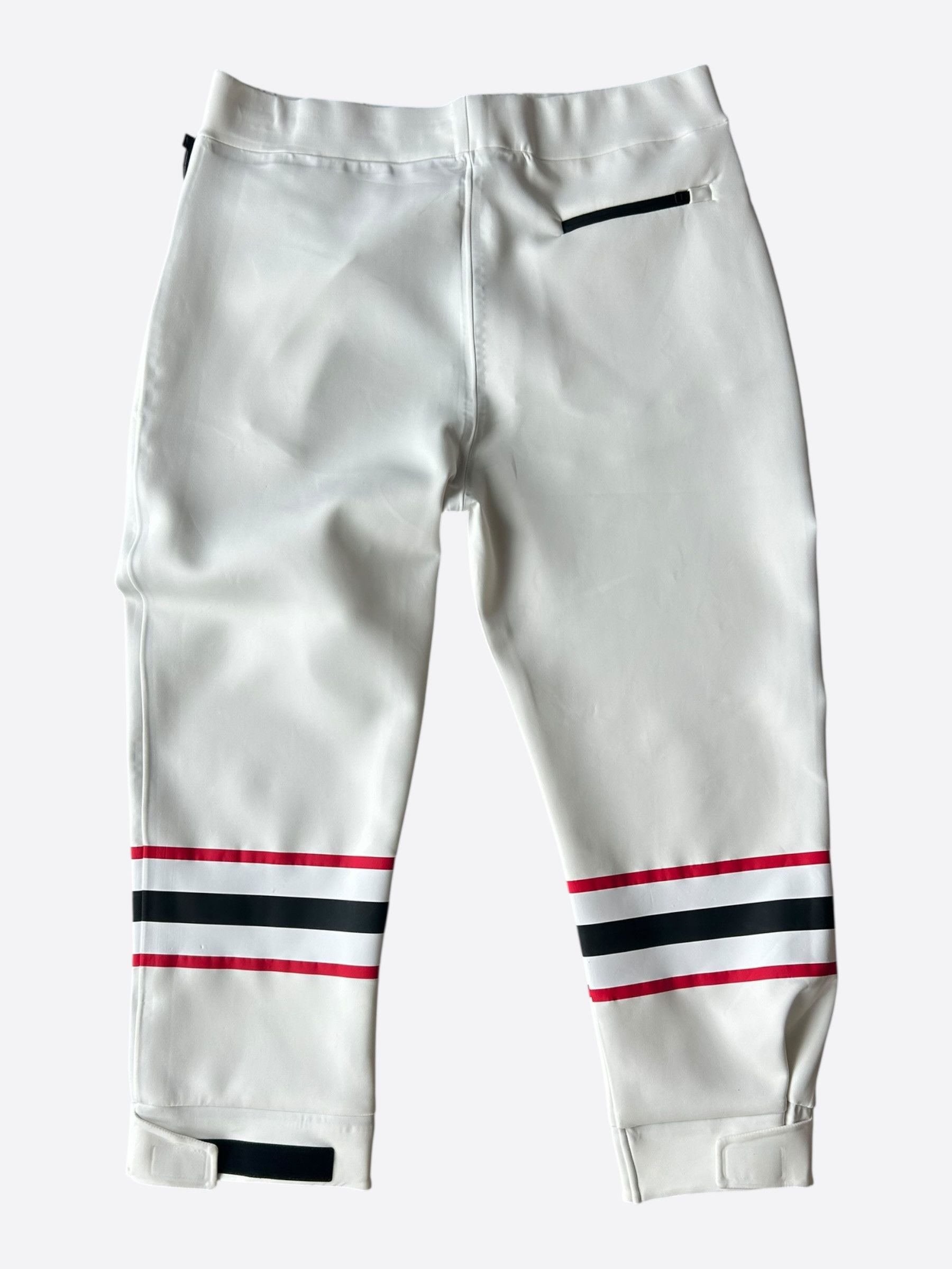 Prada Prada White & Red Linnea Rossa Pants Size US 40 / EU 56 - 2 Thumbnail