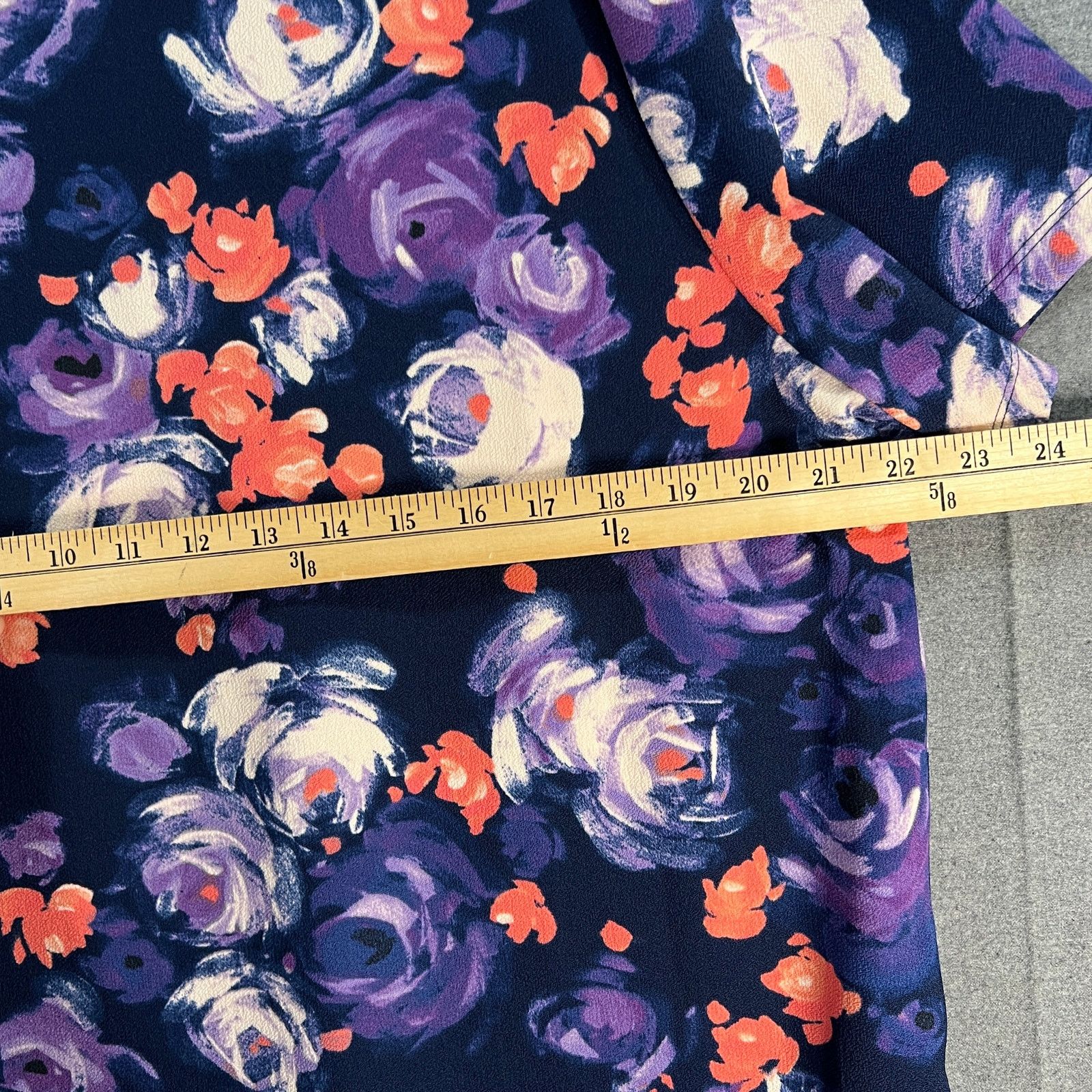 Isaac Mizrahi Isaac Mizrahi Live! Printed Pebble Knit Short Sleeve Size XL / US 12-14 / IT 48-50 - 6 Thumbnail