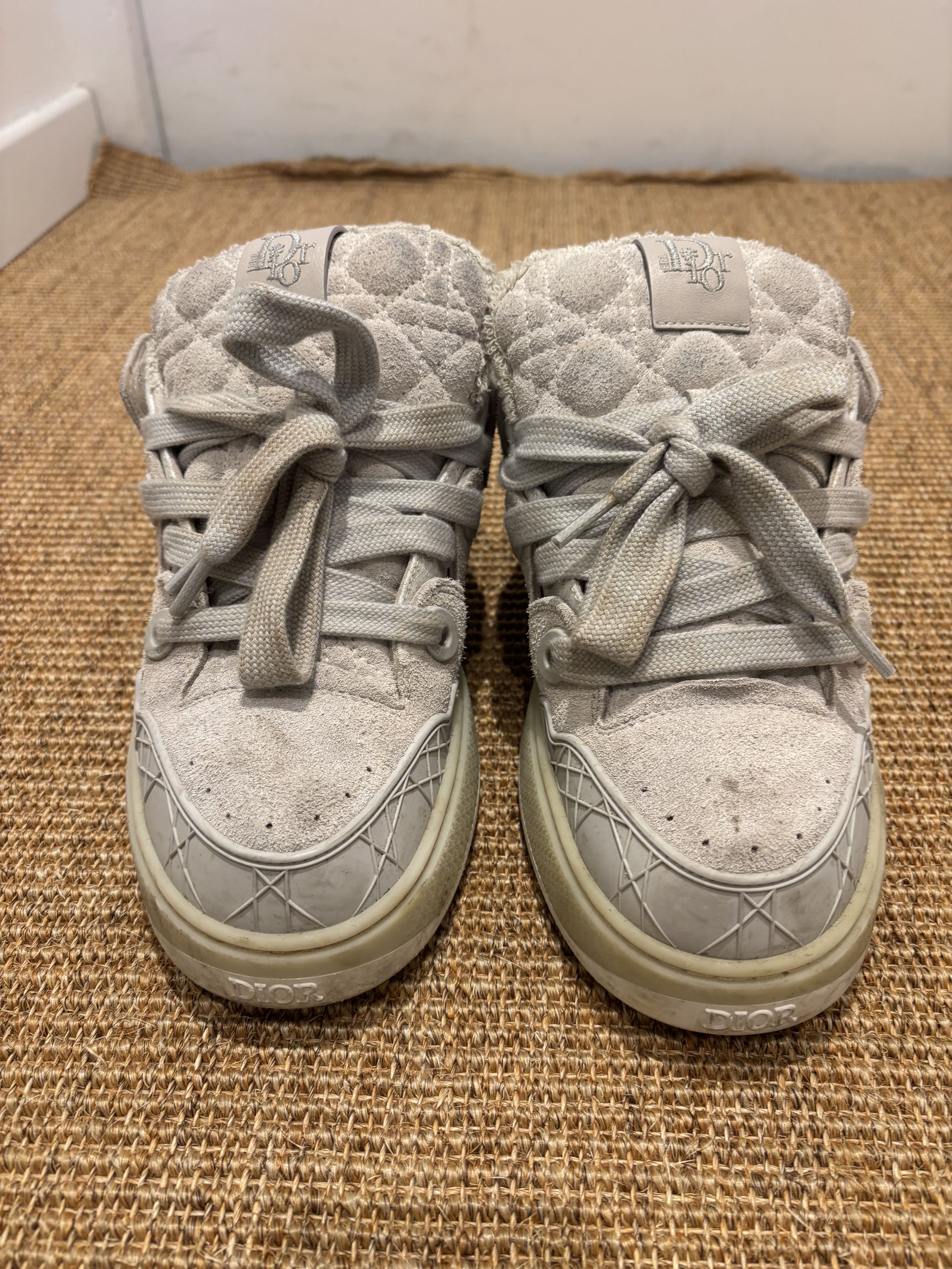 Dior Basket de luxe Dior B9S skater ERL daim crème en tbe Size US 9 / EU 42 - 9 Thumbnail