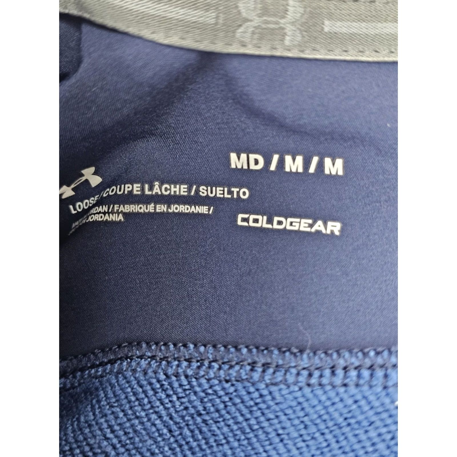 Under Armour Under Armour 1/4 Zip Pullover Loose ColdGear Men M Heathered Blue EUC Shirts Size US M / EU 48-50 / 2 - 2 Thumbnail
