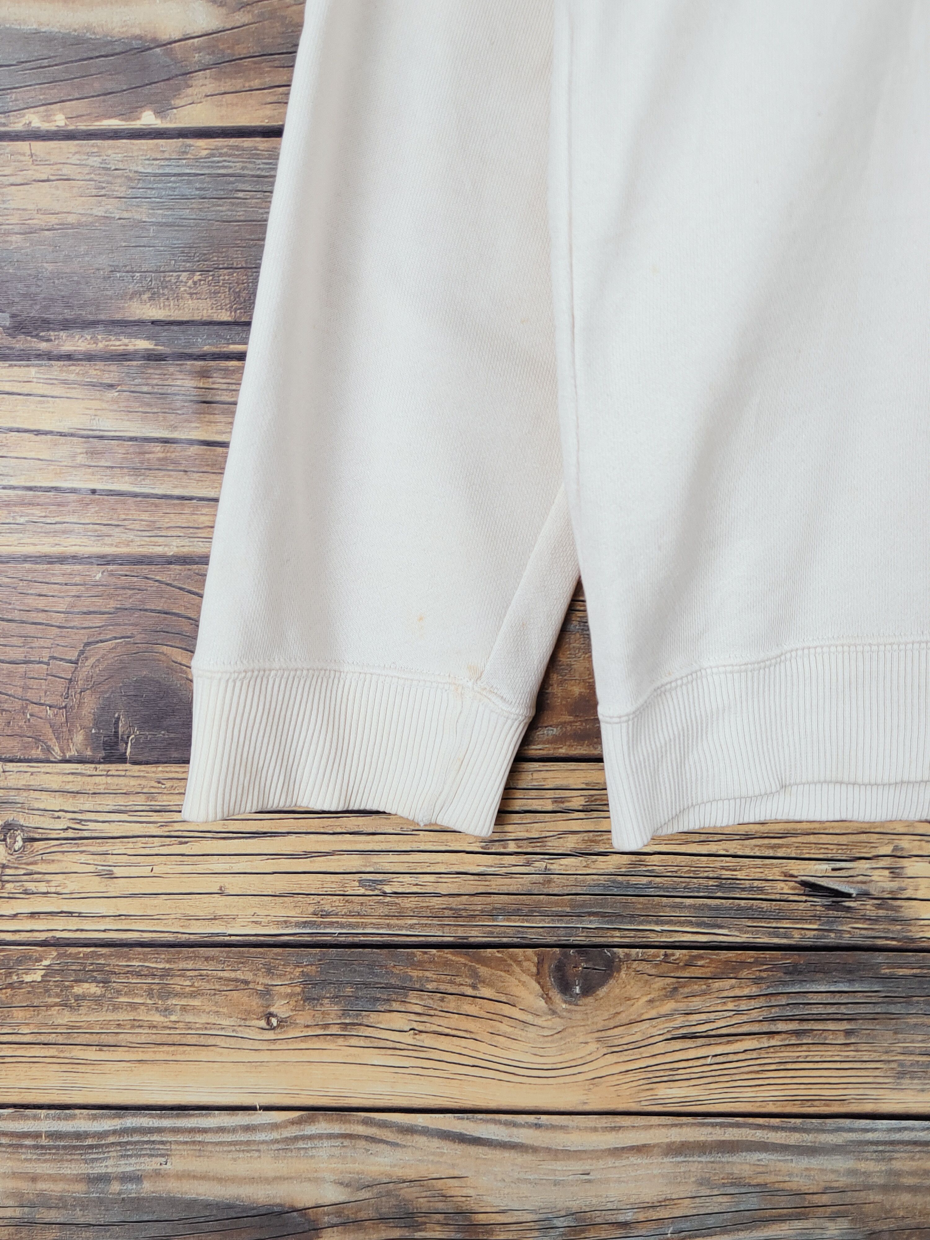 Japanese Brand × Vintage Uniqlo Cream vintage japan Sweatshirts #W1165 Size US L / EU 52-54 / 3 - 4 Thumbnail