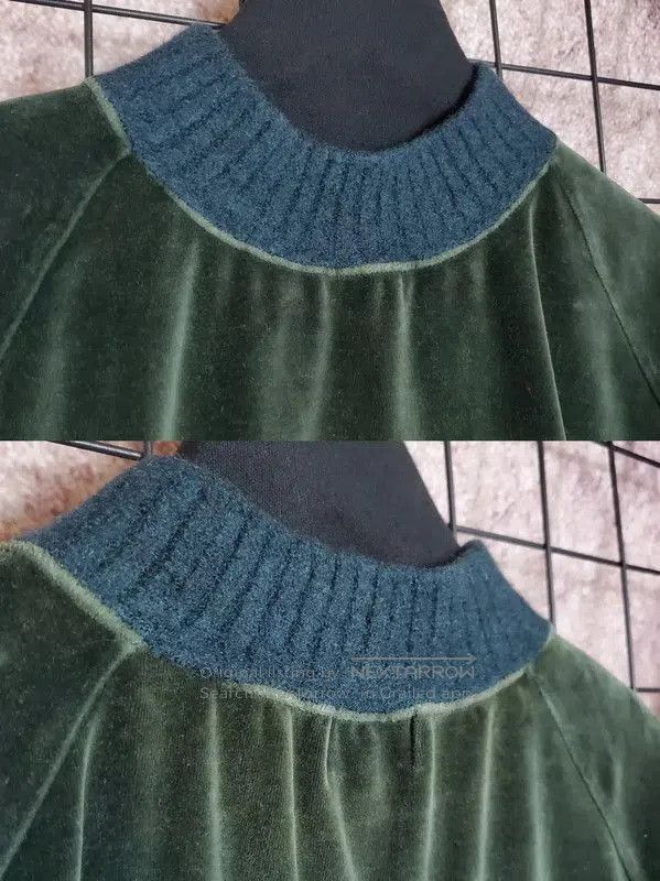 Burberry Burberry Green Embroidered Cotton Blend Sweatshirt. Size L / US 10 / IT 46 - 4 Thumbnail