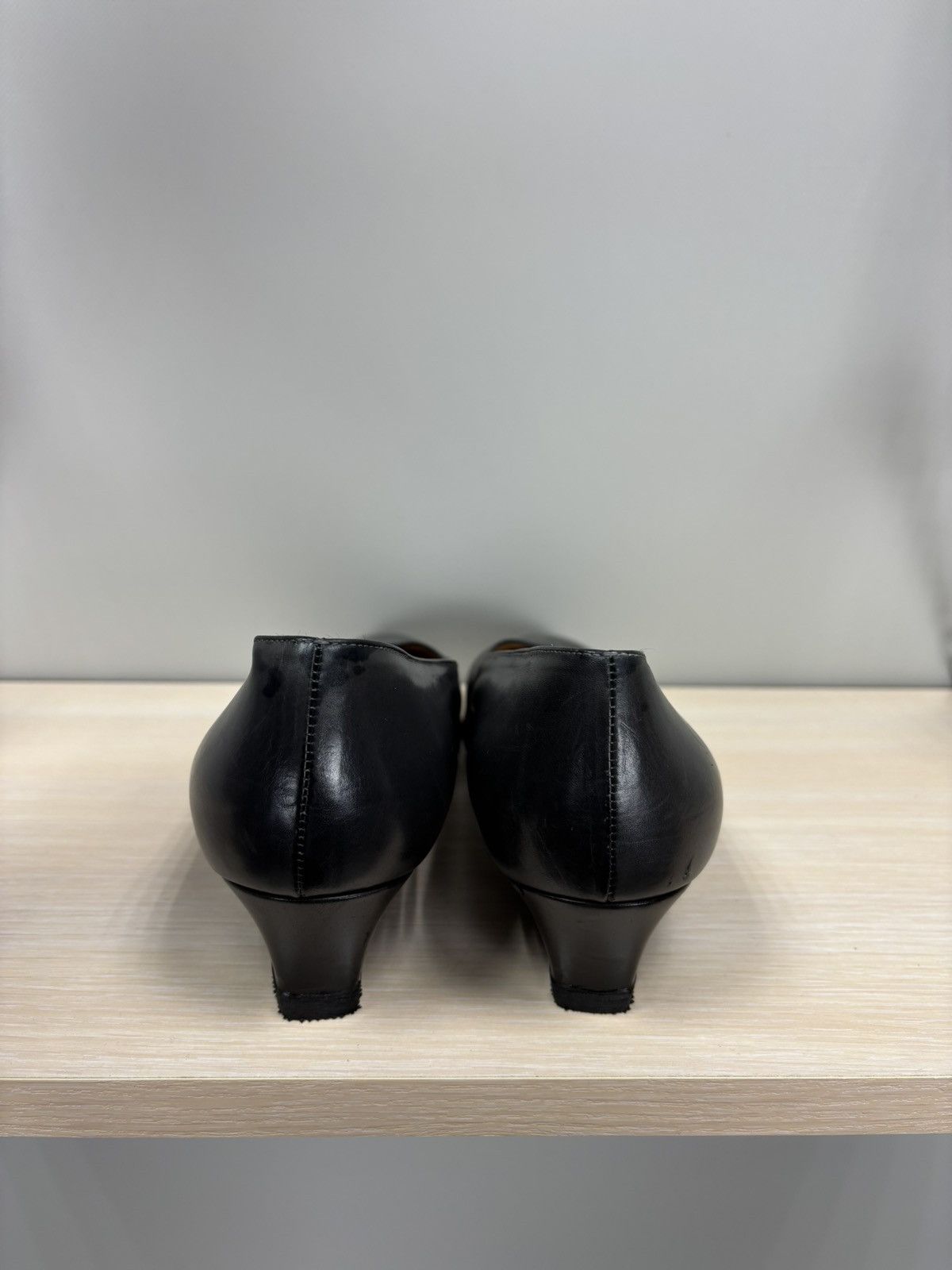 Celine Womens heels Celine Paris Size 40 1/2 Color Gray Size US 10.5 / IT 40.5 - 7 Thumbnail