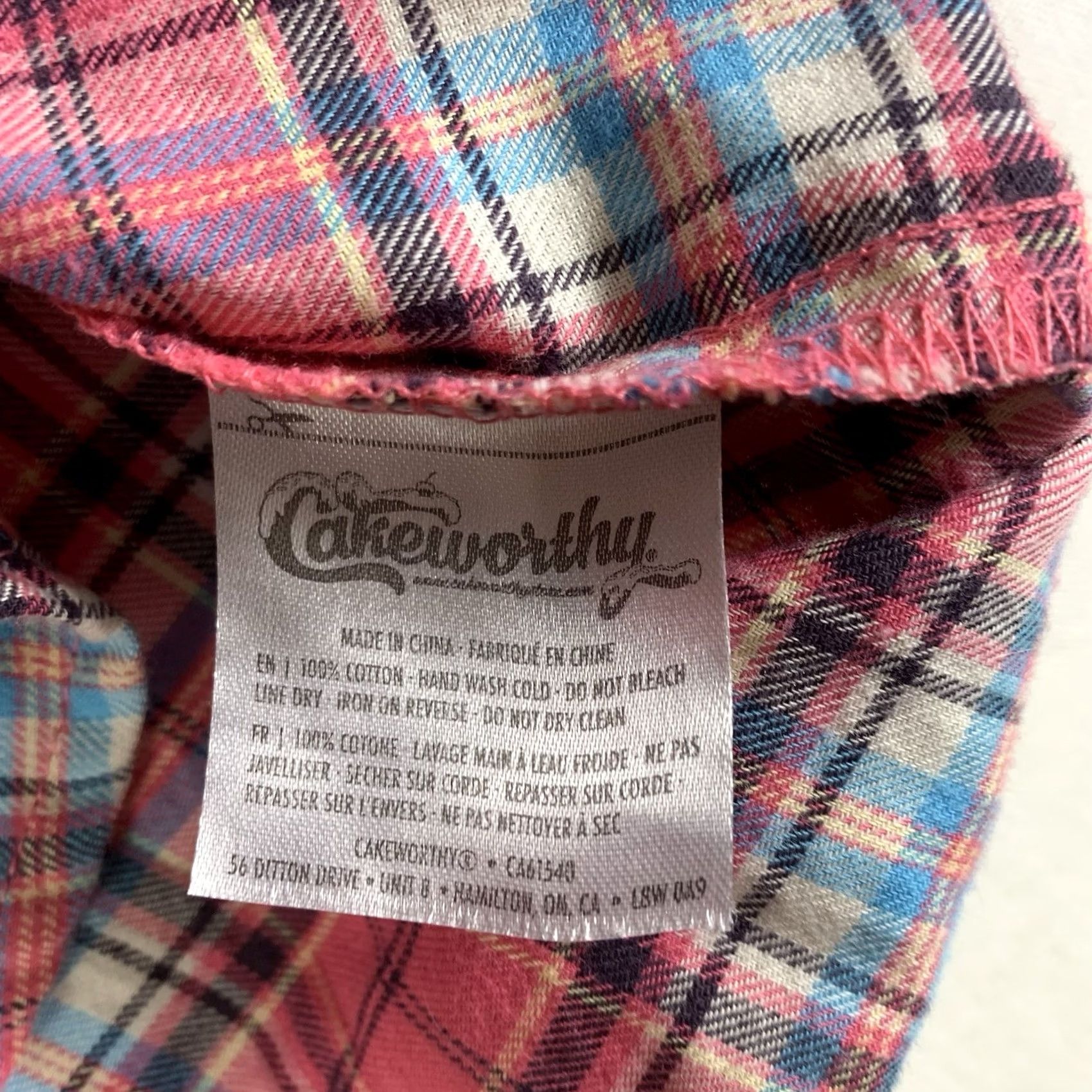 Disney VINTAGE Cakeworthy Disney Plaid Shirt Womens Medium Pink Button-Up Long Sleeve Cotton Flannel Disney Princess Outdoor Regular Womens Theme 90s Size M / US 6-8 / IT 42-44 - 7 Thumbnail