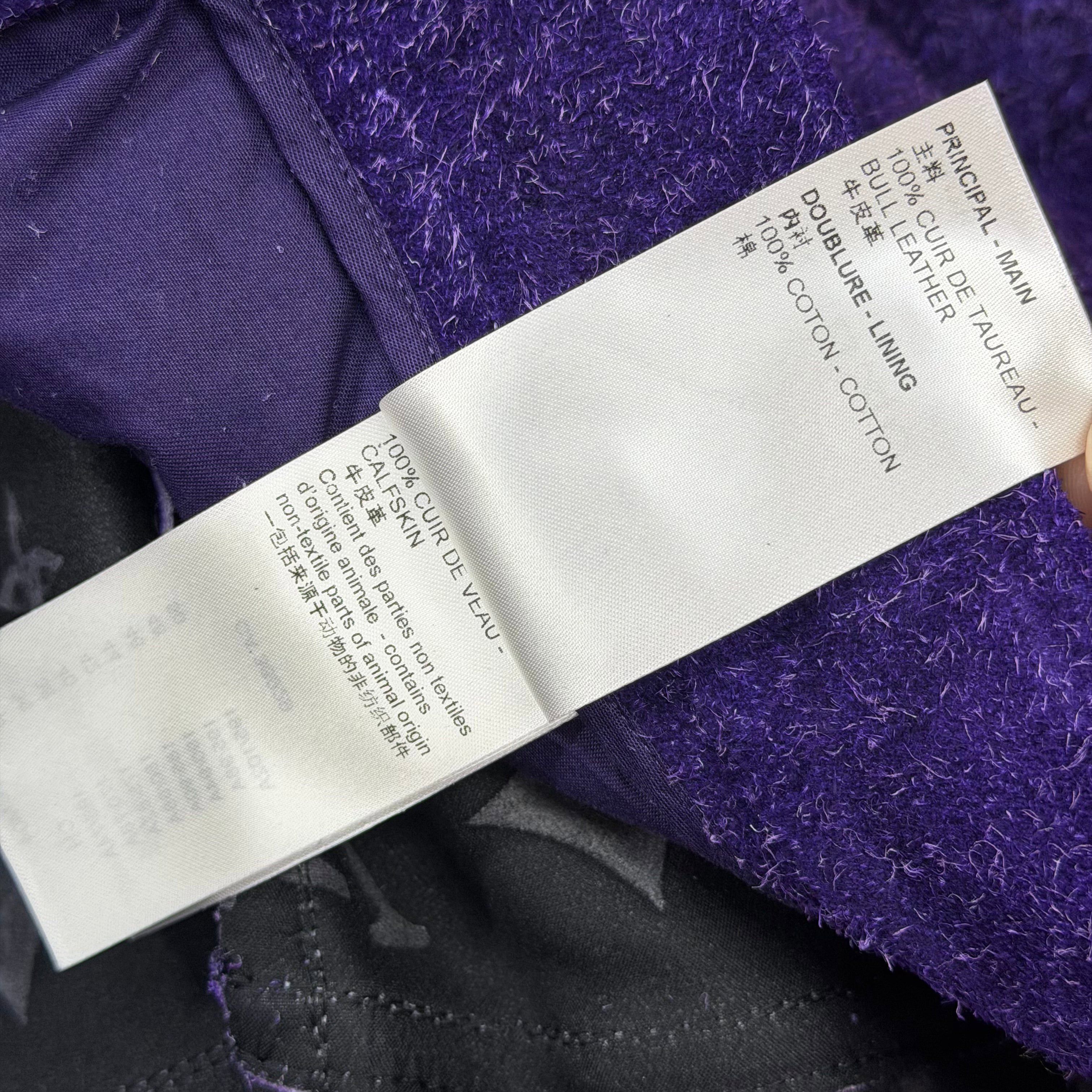 Louis Vuitton Louis Vuitton Monogram Purple Suede Pants 36 Size US 36 / EU 52 - 9 Thumbnail