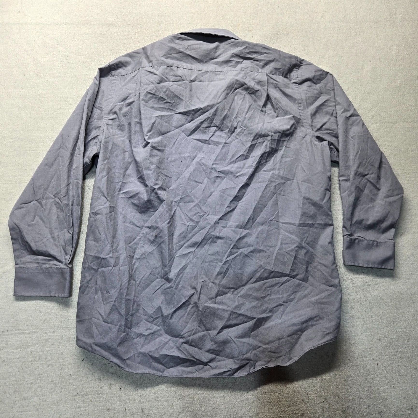 Croft & Barrow Croft & Barrow Shirt Men Adult Size 17.5 32/33 Gray Button-Up Collared Classic Fit Casual Size US XL / EU 56 / 4 - 7 Thumbnail