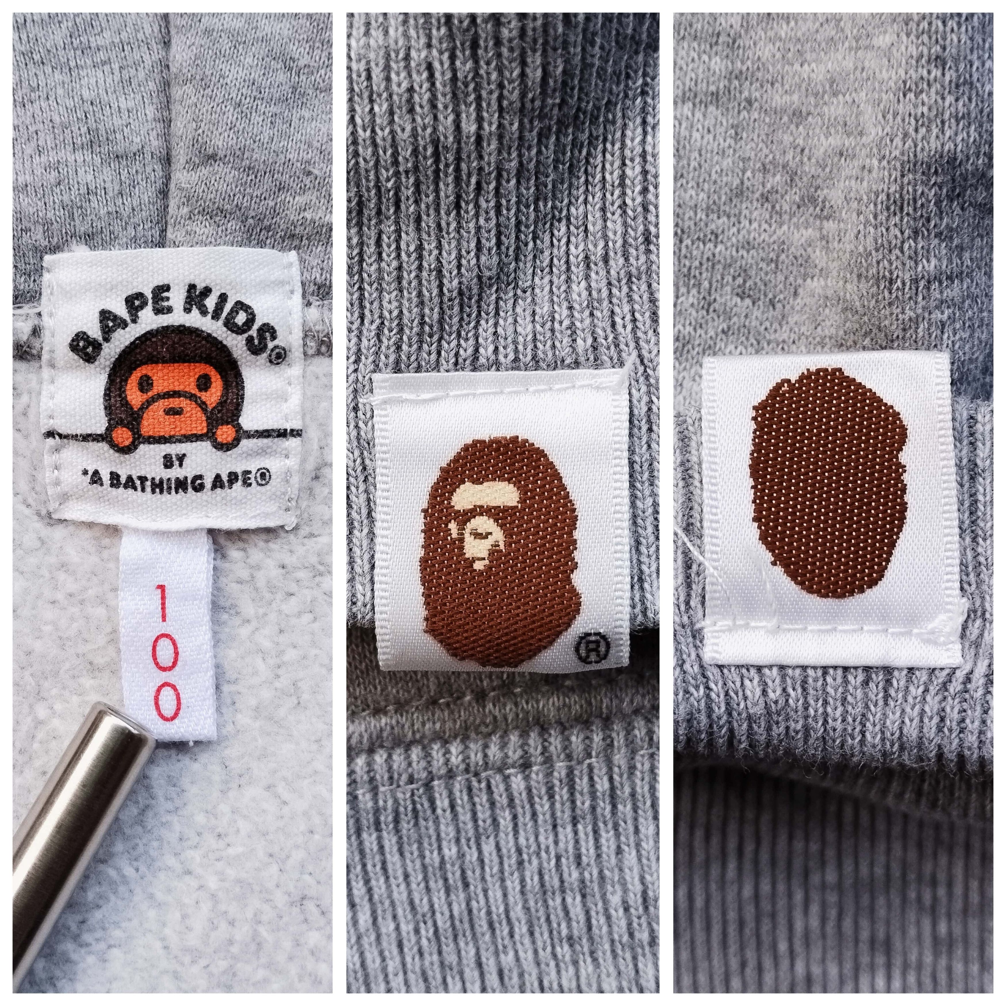 Bape Bape Kids Zip Hoodie Size ONE SIZE - 5 Thumbnail