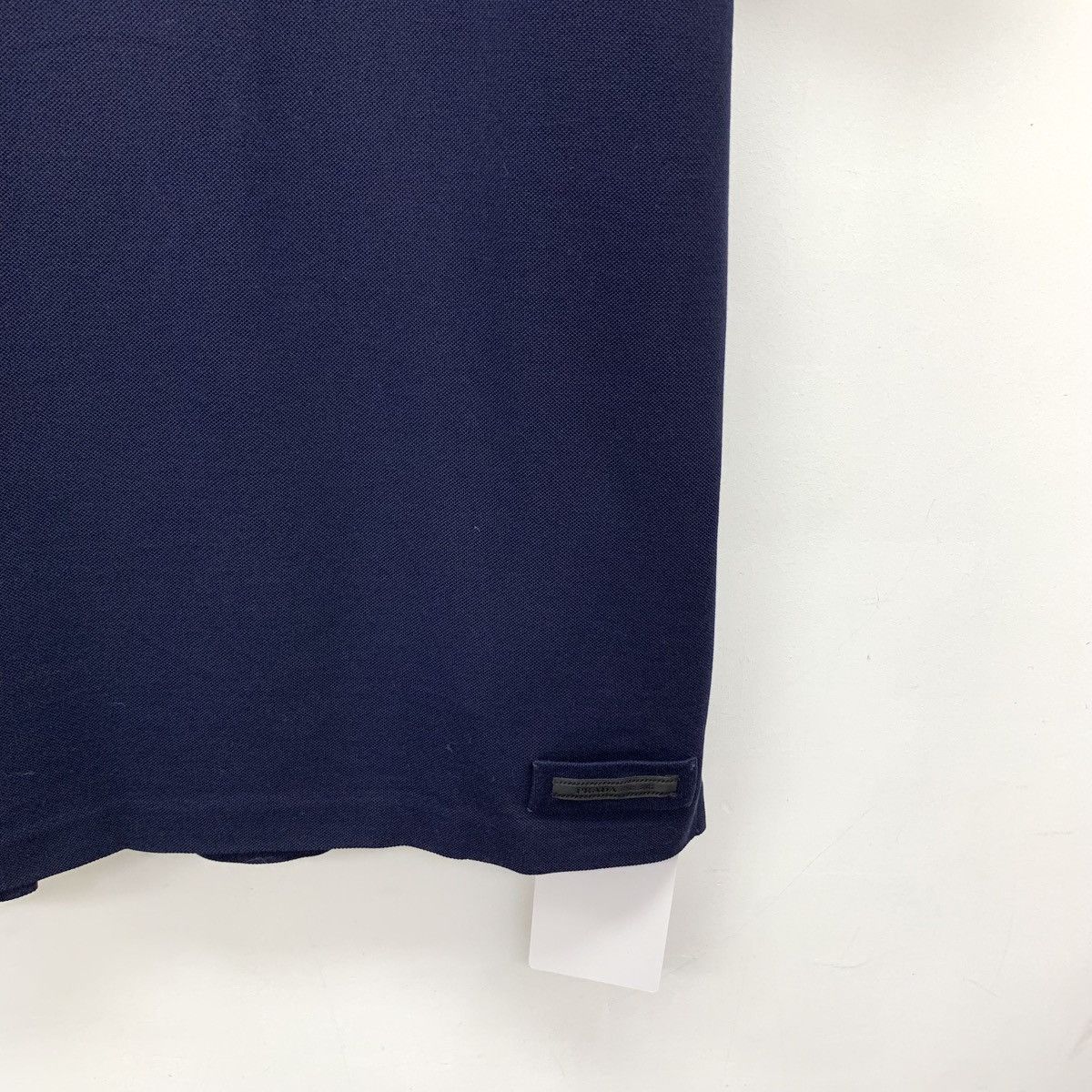Prada Prada Navy Blue Cotton Polo Shirt K26WX Size US M / EU 48-50 / 2 - 4 Thumbnail