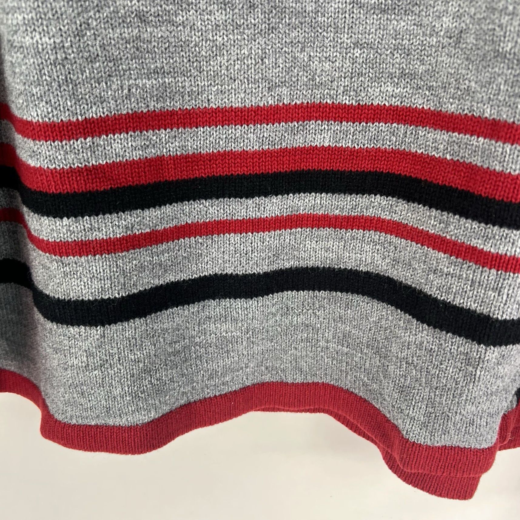 Vintage VINTAGE Sara Morgan Acrylic Sweater Shirt Womens XL Red Geometric 80s 90s Cable Knit, Pullover, Lightweight, Regular Fit Size XL / US 12-14 / IT 48-50 - 4 Thumbnail