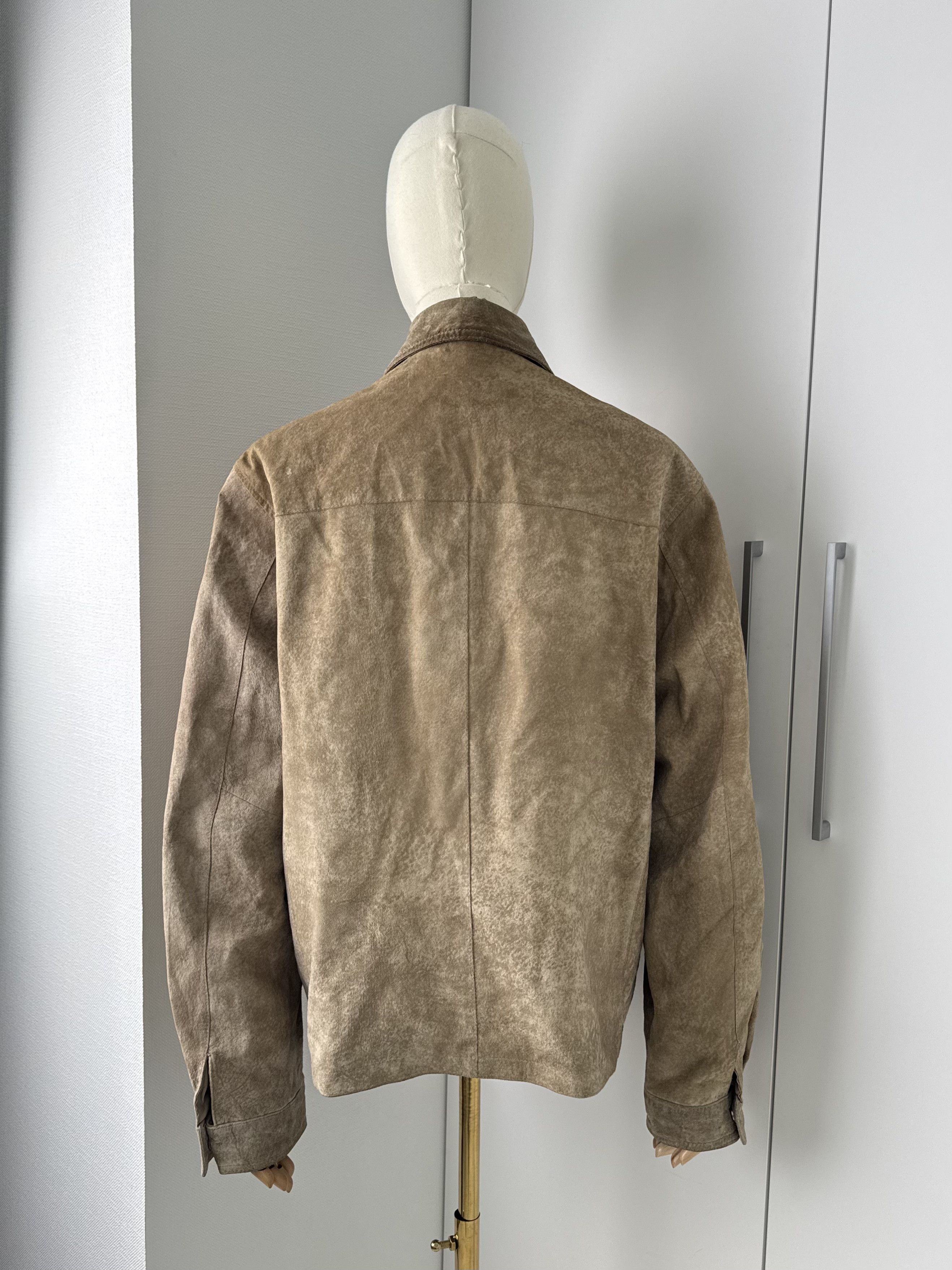 Genuine Leather Y2K Suede Leather Jacket Mens Overshirt Button Up Casual Size US M / EU 48-50 / 2 - 4 Thumbnail