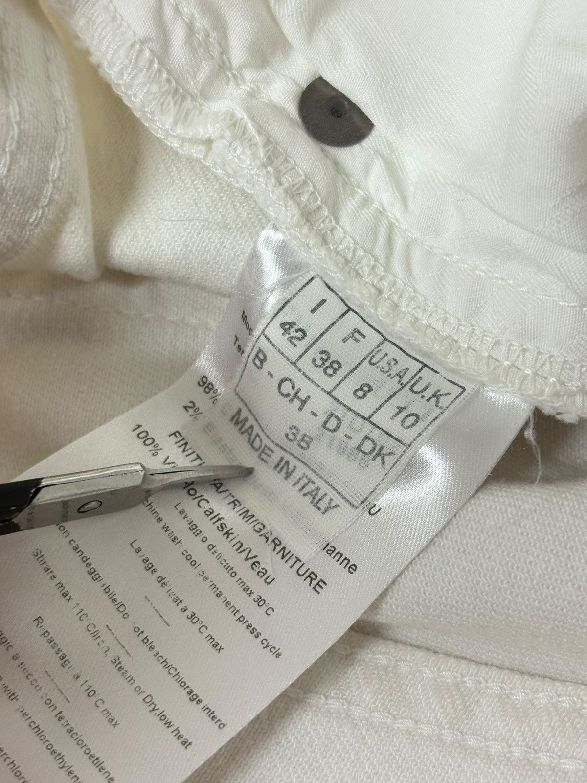 Emilio Pucci Emilio Pucci White Denim Jeans Pants Size 26" / US 2 / IT 38 - 21 Thumbnail