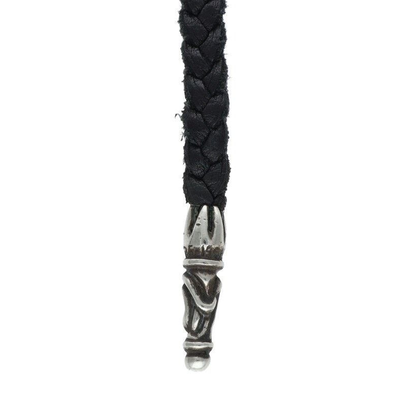 Chrome Hearts Chrome Hearts Leather Braid Blade Necklace Size ONE SIZE - 4 Thumbnail