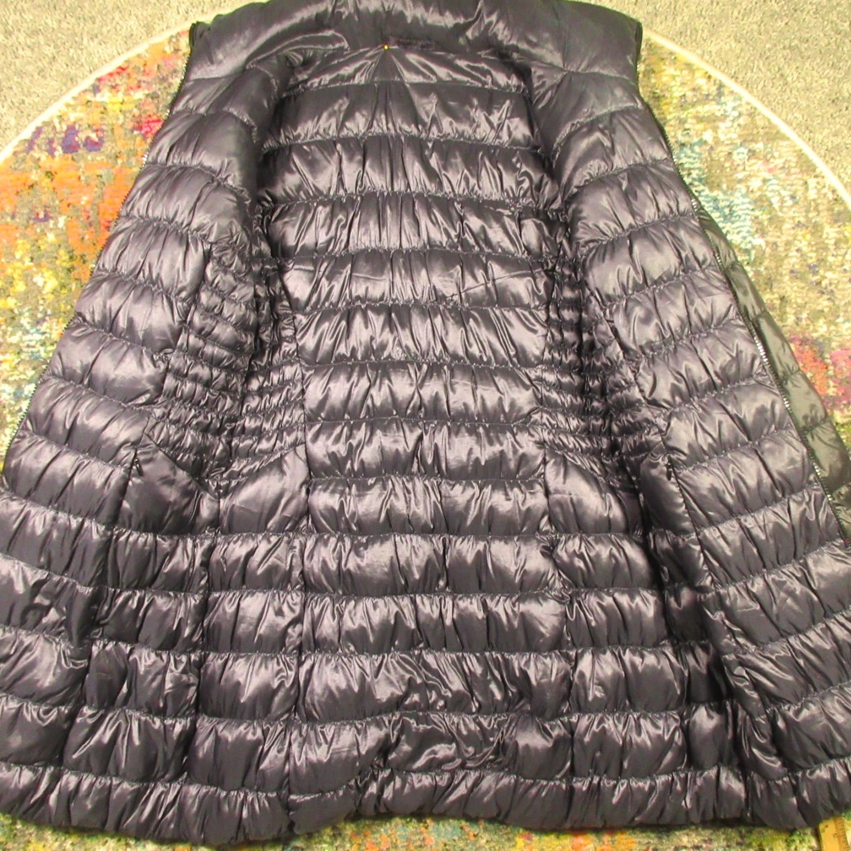 Laundry by Shelli Segal Laundry by Shelli Segal Down Puffer Jacket Parka L Women Reversible Black Purple Long Sleeve Zip Size L / US 10 / IT 46 - 7 Thumbnail