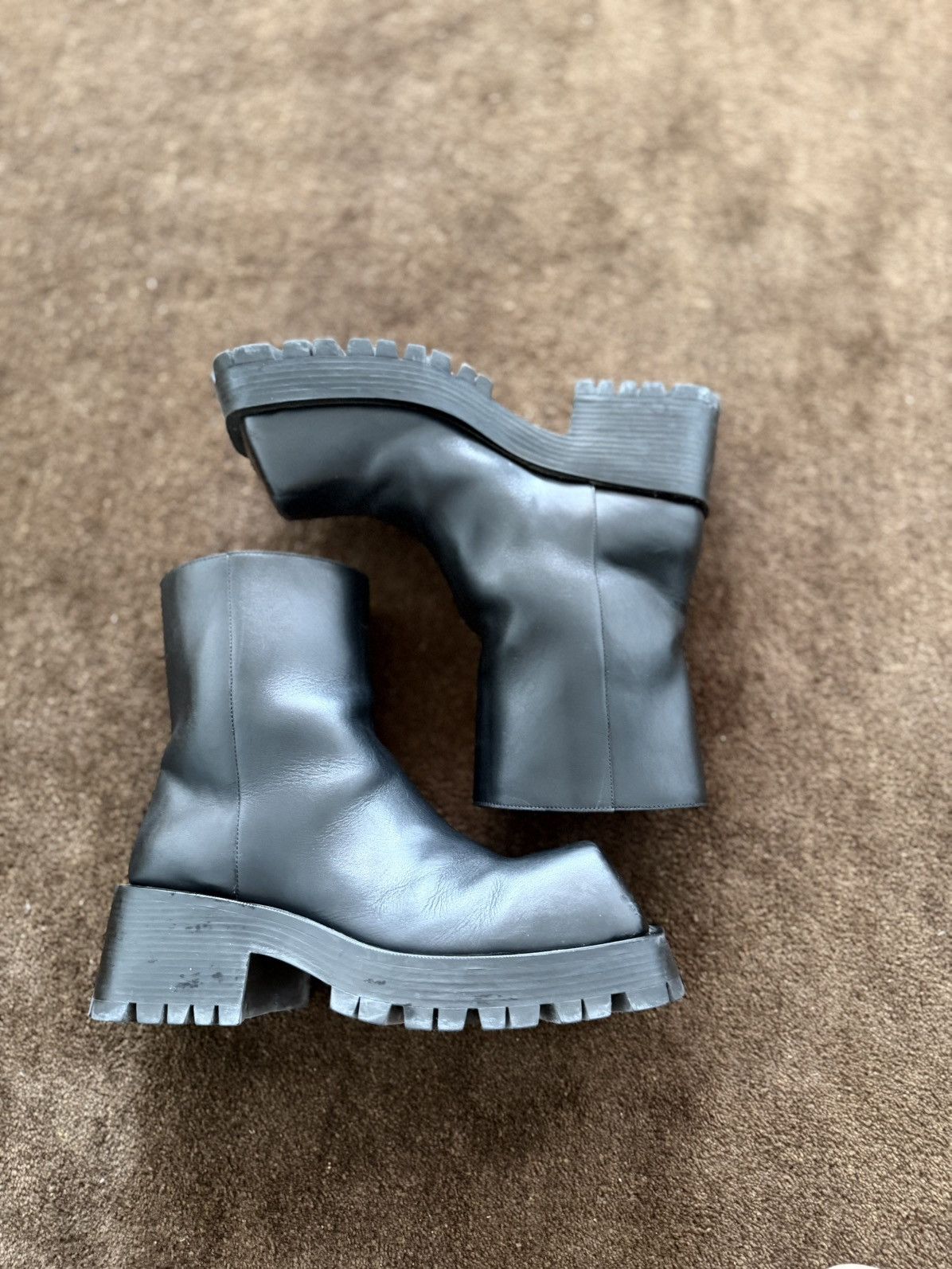 Balenciaga Leather Trooper Boot Size US 7 / EU 40 - 1 Thumbnail
