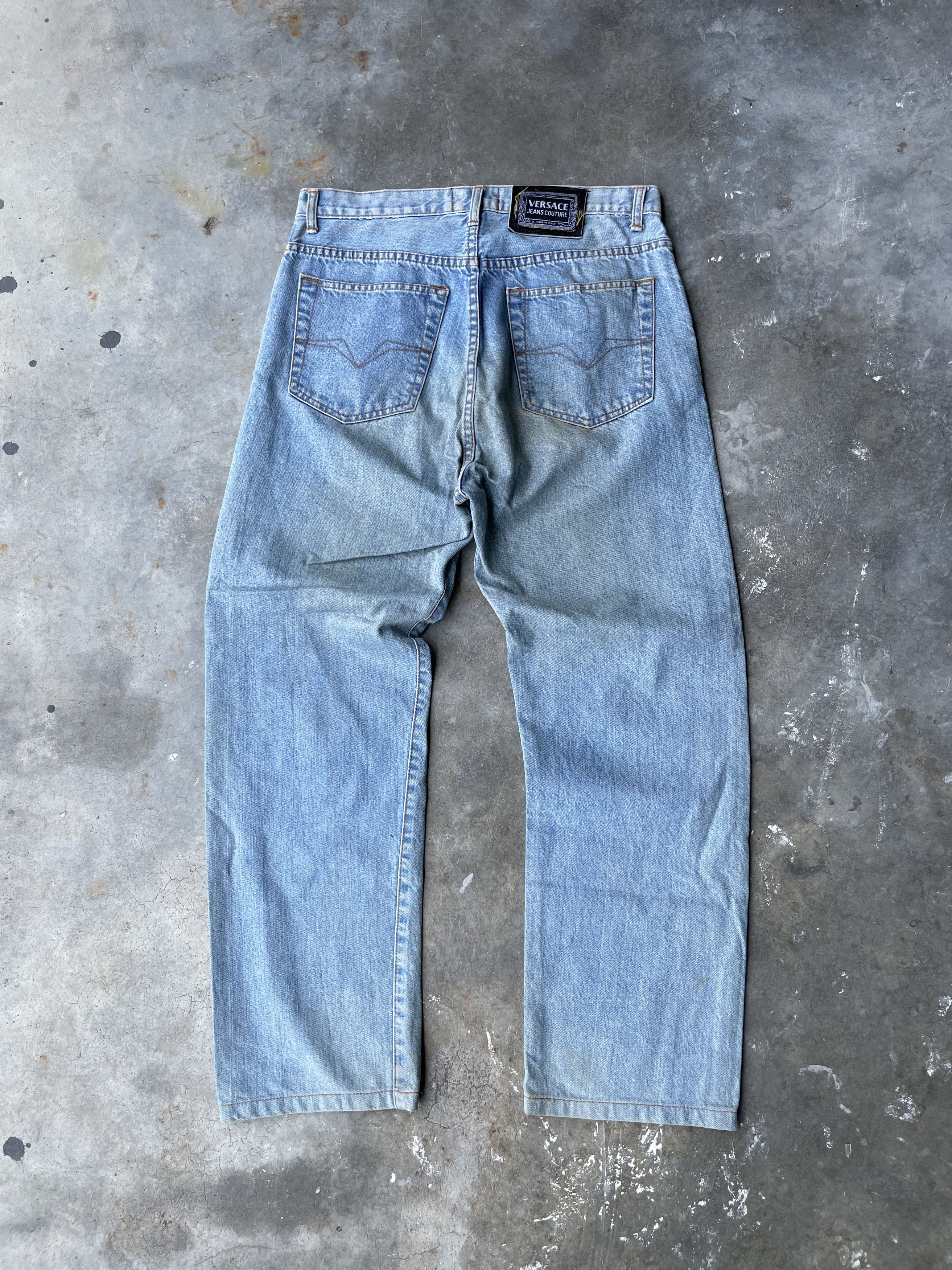 Versace Jeans Couture Vintage Versace Jeans Couture Light Washed Denim Size US 32 / EU 48 - 1 Thumbnail