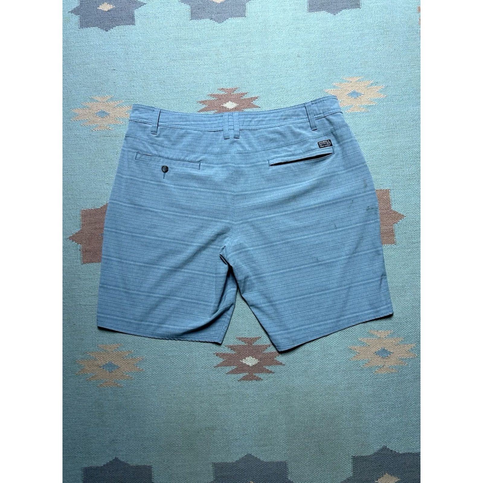 O'Neill O’Neill Board Shorts Men Beach Light Blue Lightweight 38 Blue Surf 9.5" Inseam 20" Outseam Mens Size US 38 / EU 54 - 6 Thumbnail