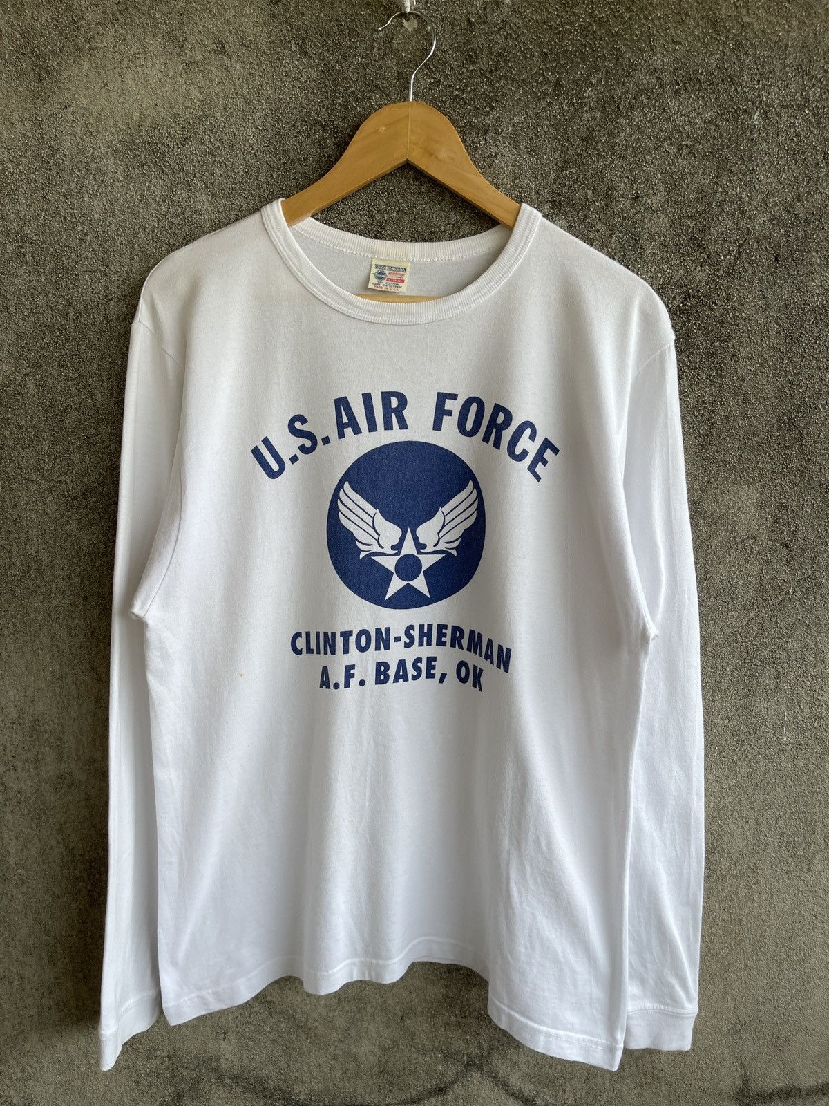 Buzz Rickson's Vintage 80s🔥BUZZ RICKSON🔥USA AIR FORCE Long Sleeve Tshirt Size US L / EU 52-54 / 3 - 1 Thumbnail