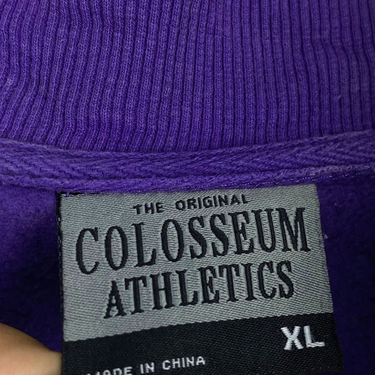 Colosseum Athletics × Vintage Vintage Colosseum Athletics Quater Zip Turtleneck Sweatshirt Size US XL / EU 56 / 4 - 6 Thumbnail