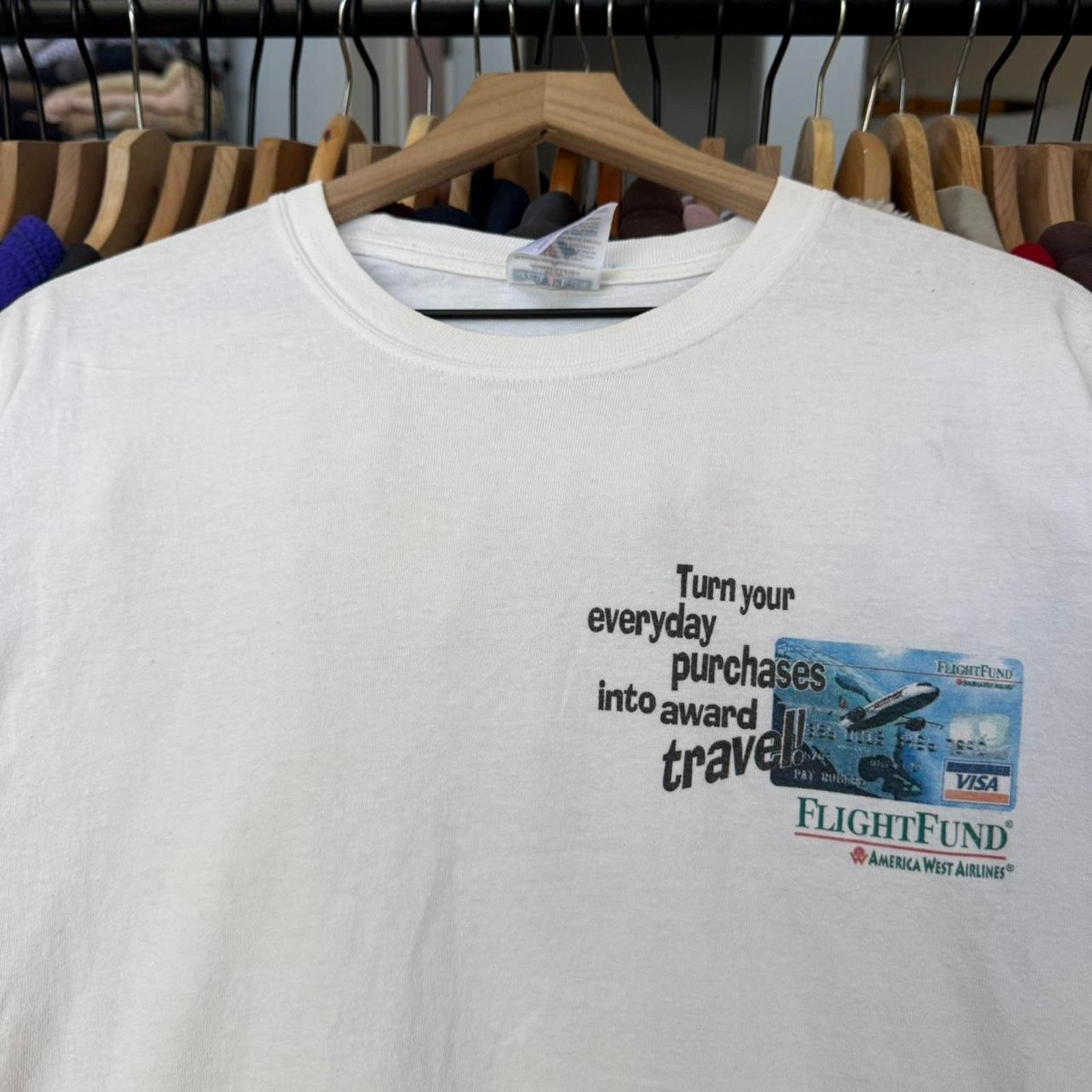 Other Vintage Y2K Visa Credit Promo T-Shirt Size US XL / EU 56 / 4 - 2 Thumbnail
