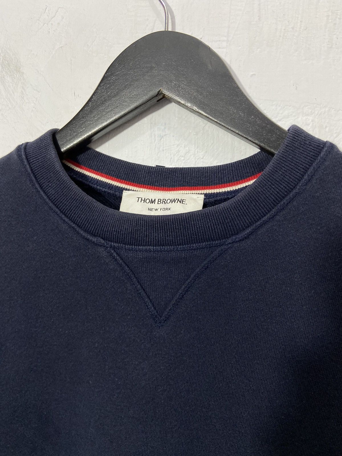 Thom Browne Thom Browne - 4 Bar Loopback Sweatshirt Size US L / EU 52-54 / 3 - 8 Thumbnail