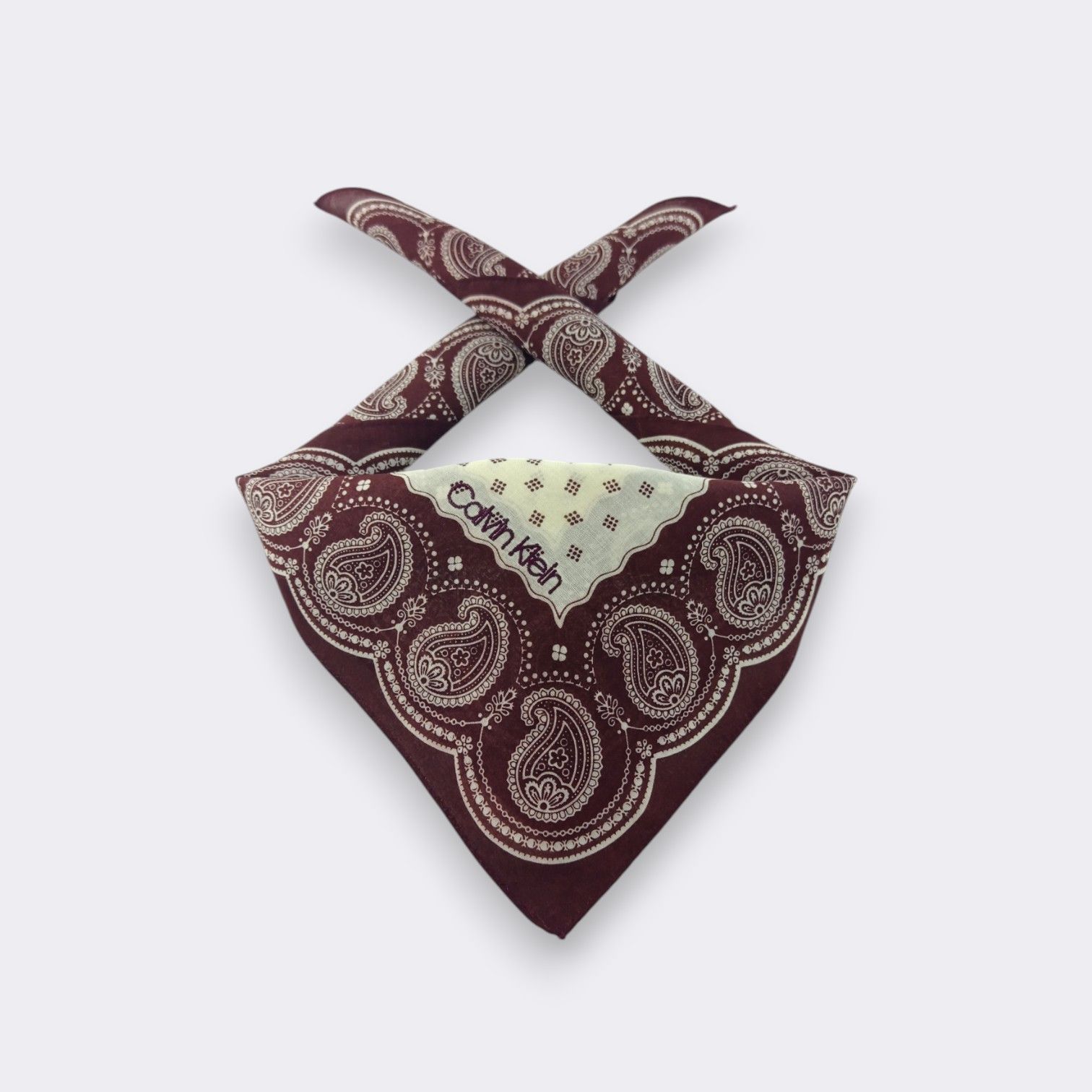 Calvin Klein Vintage Calvin Klein Handkerchief Neckerchief Bandana H346I Size ONE SIZE - 1 Thumbnail