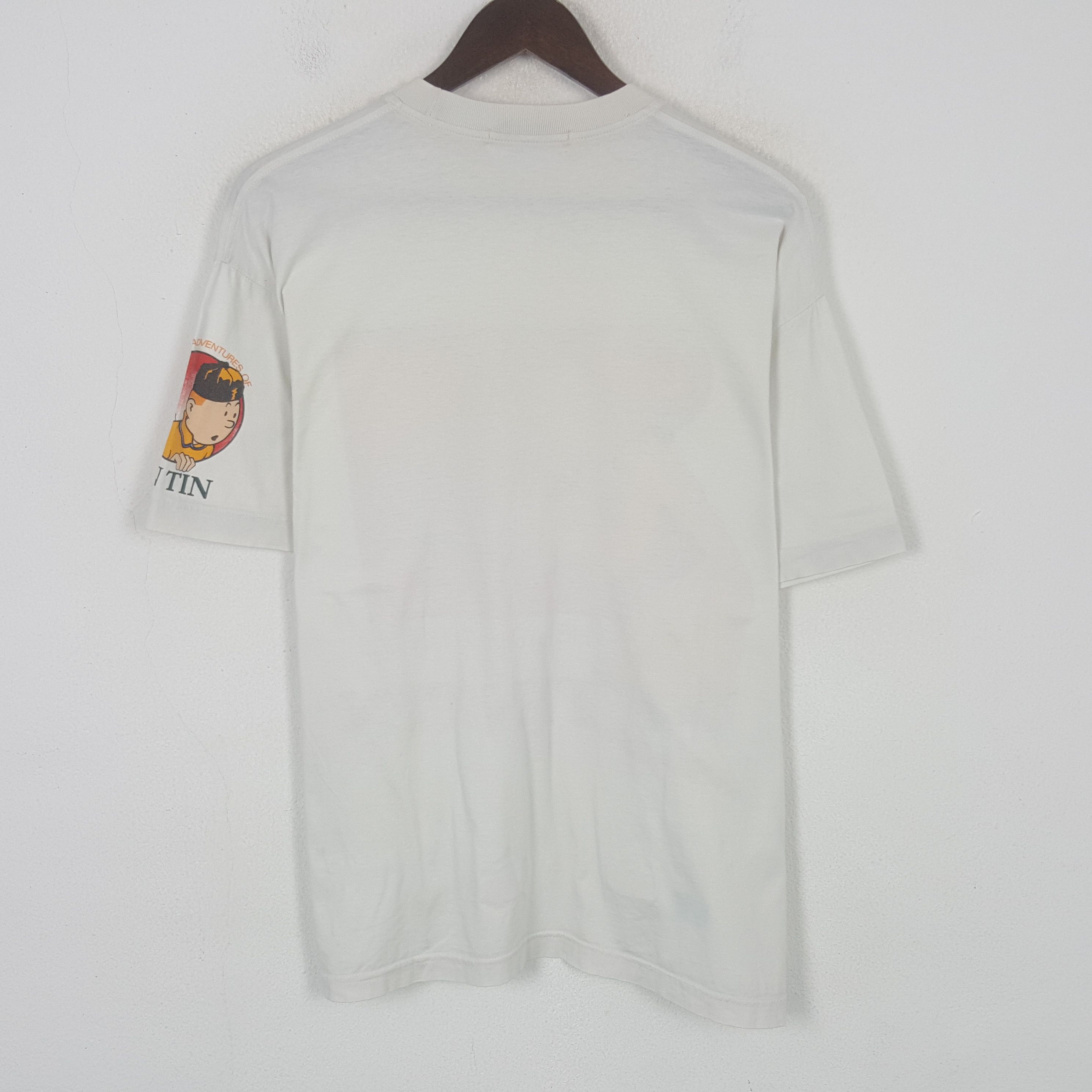 Chocolate Vintage The Adventures Of Tintin Tshirt Size US L / EU 52-54 / 3 - 3 Thumbnail