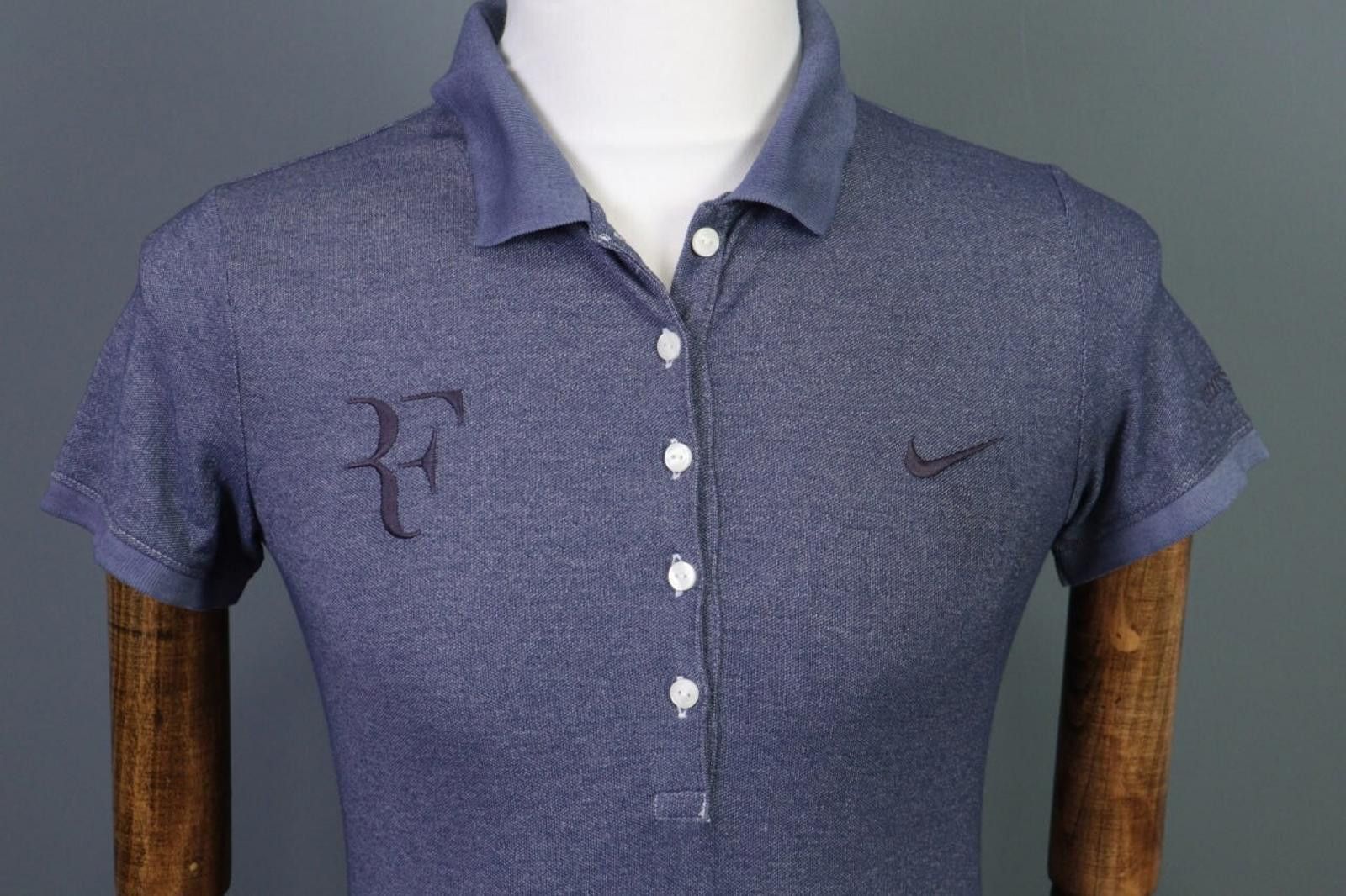 Nike Men Nike Roger Federrer RF Logo Polo T-Shirt Size S Size US S / EU 44-46 / 1 - 3 Thumbnail