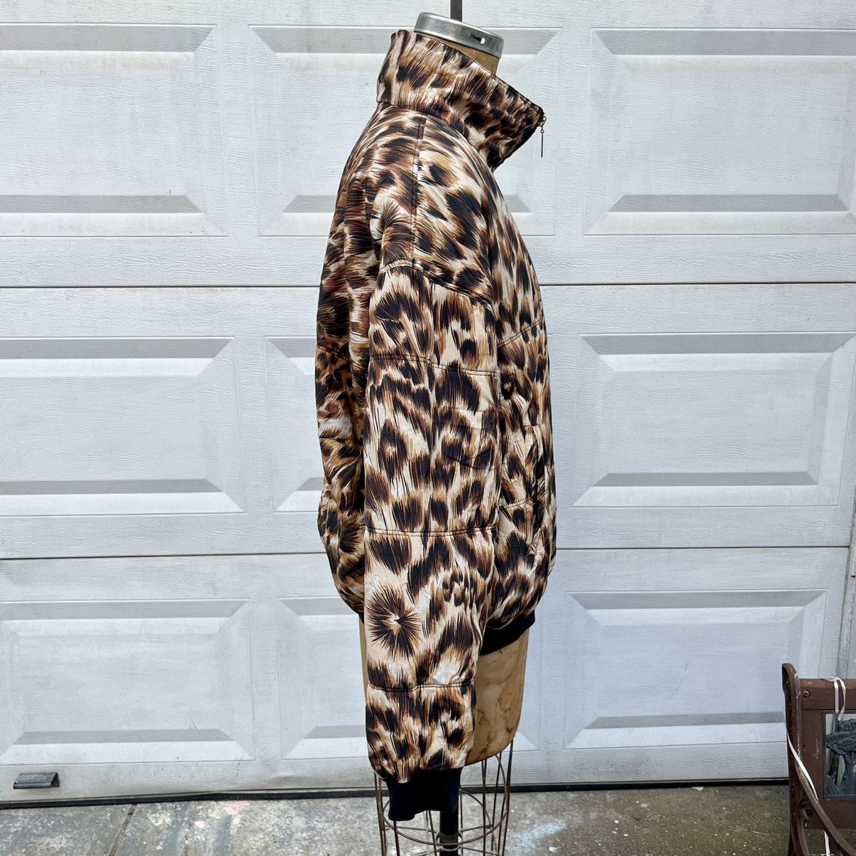 Other Vintage Silk Leopard Bomber Size M / US 6-8 / IT 42-44 - 3 Thumbnail
