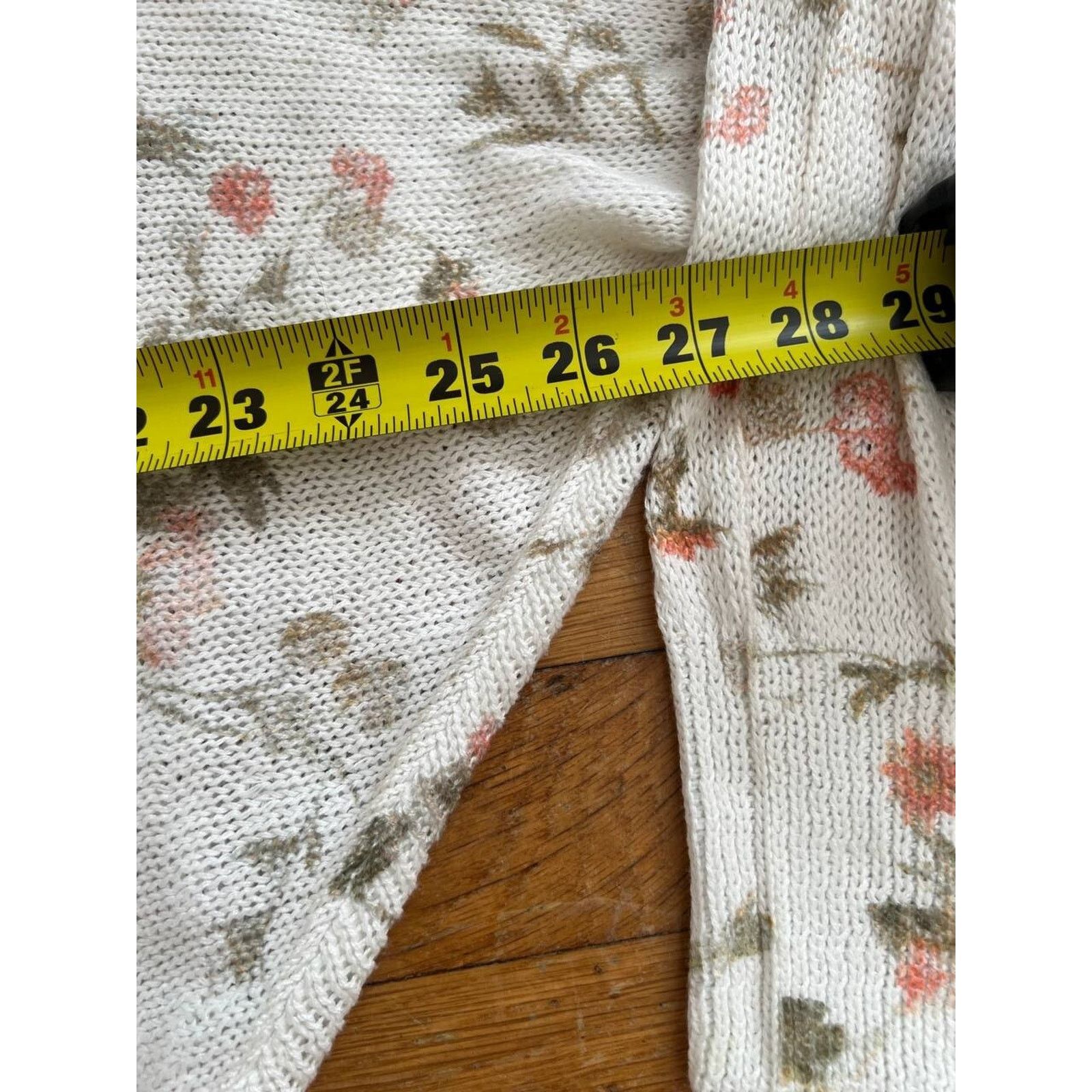 J. Jill Anna Melani floral sweater Italy Top Through Small A000835 Size S / US 4 / IT 40 - 2 Thumbnail