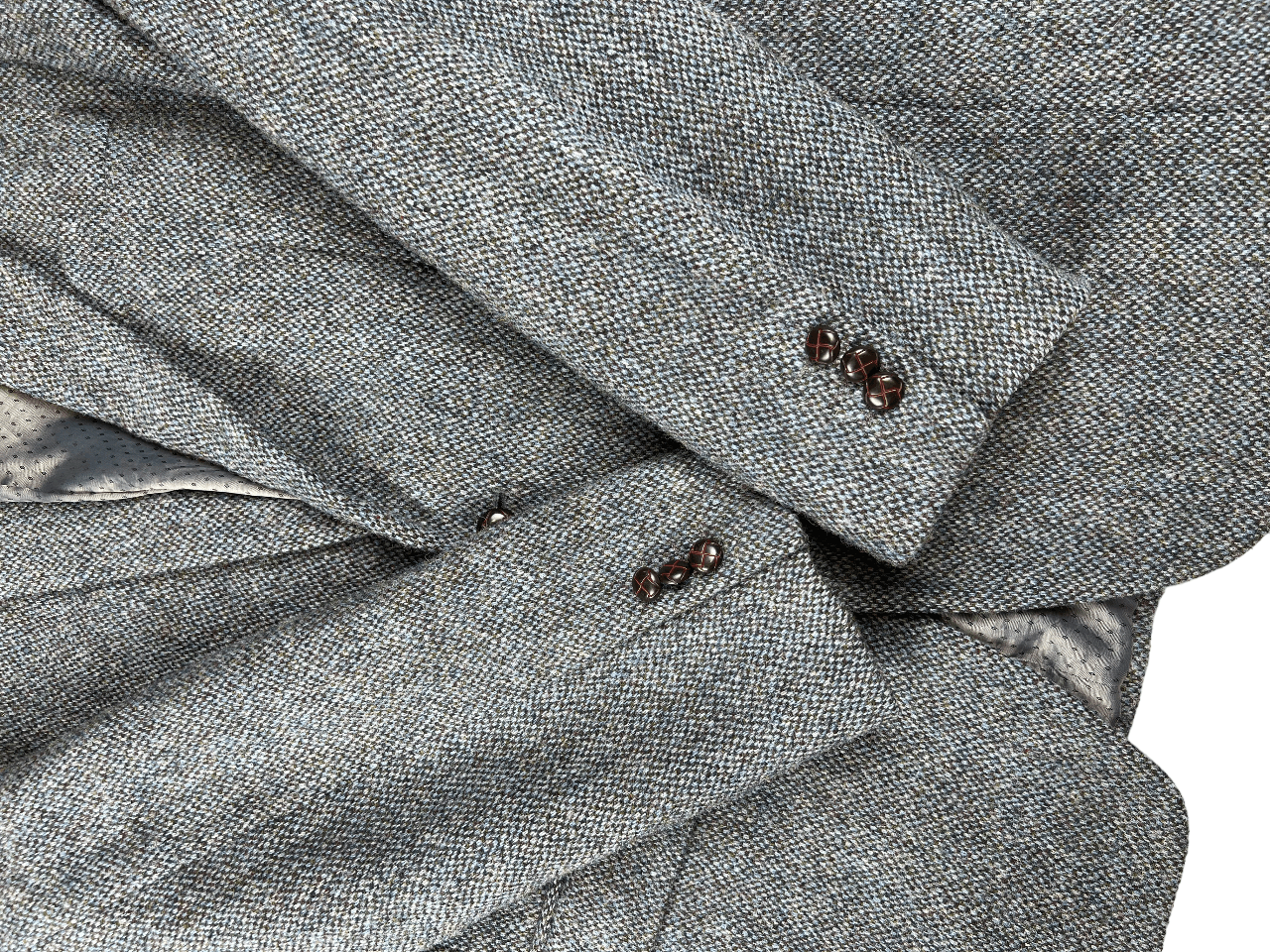 Harris Tweed × Vintage Vintage Harris Tweed Wool Blazer S Size 42S - 4 Thumbnail