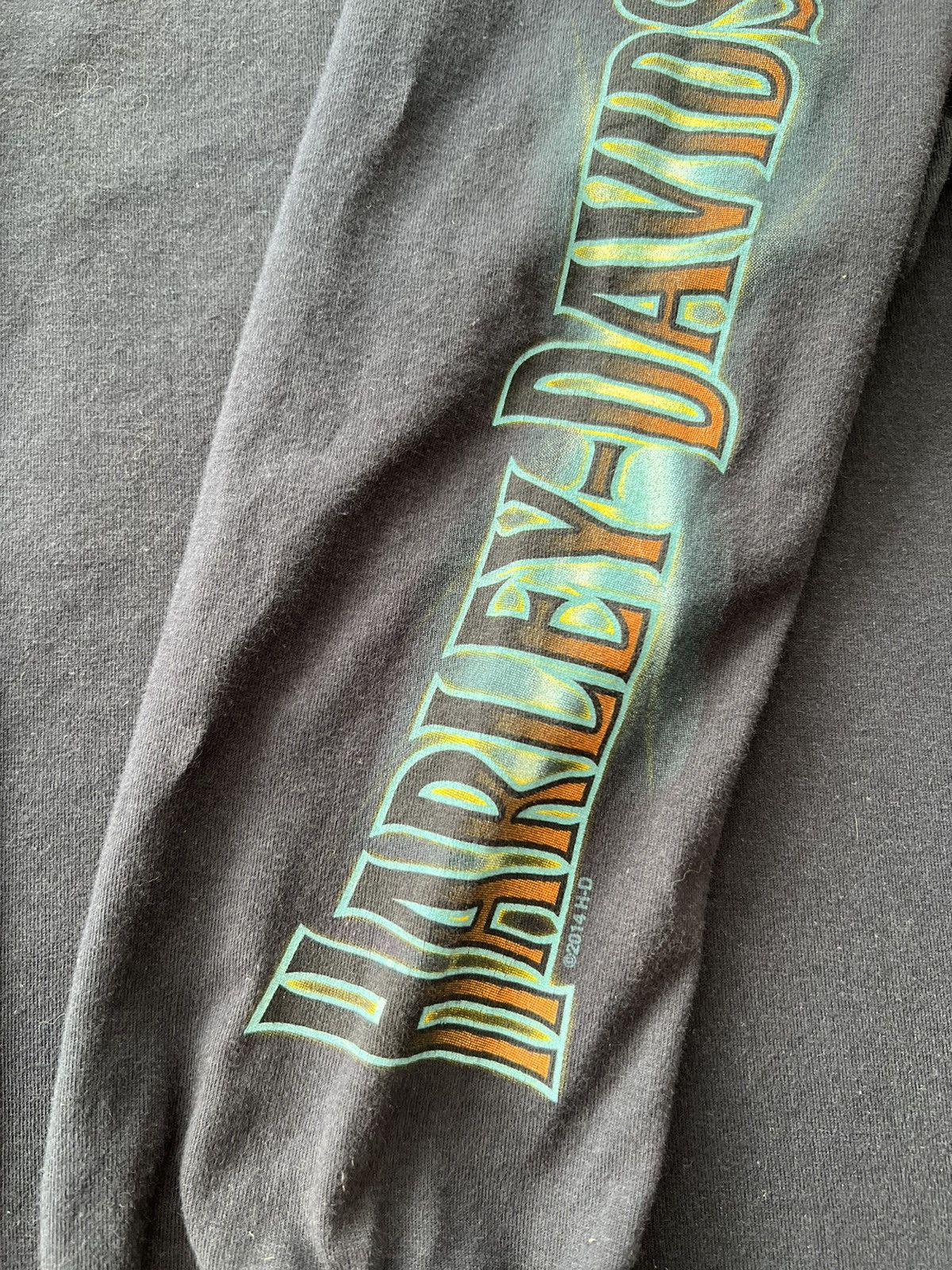 Harley Davidson Vintage 2014 Harley Davidson Joker Canada Long Sleeve Size US XXL / EU 58 / 5 - 9 Thumbnail