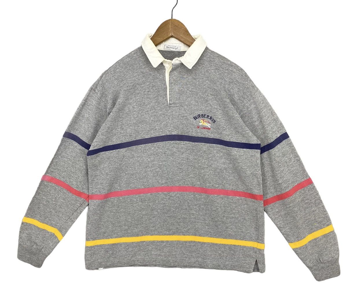 Burberry VINTAGE BURBERRYS OF LONDON POLO RUGBY (MADE IN ENGLAND) Size US M / EU 48-50 / 2 - 1 Thumbnail