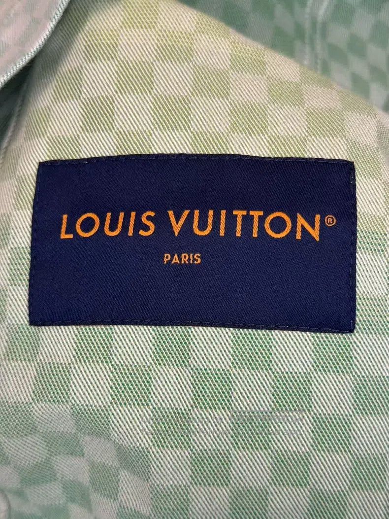 Louis Vuitton Louis Vuitton SS25 Green Gradient Checker Denim Jacket Size US M / EU 48-50 / 2 - 4 Thumbnail