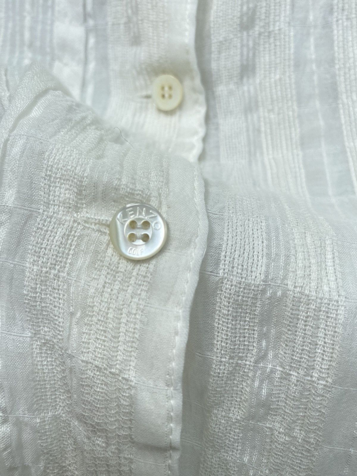 Kenzo KENZO off white blouse shirt Size ONE SIZE - 6 Thumbnail