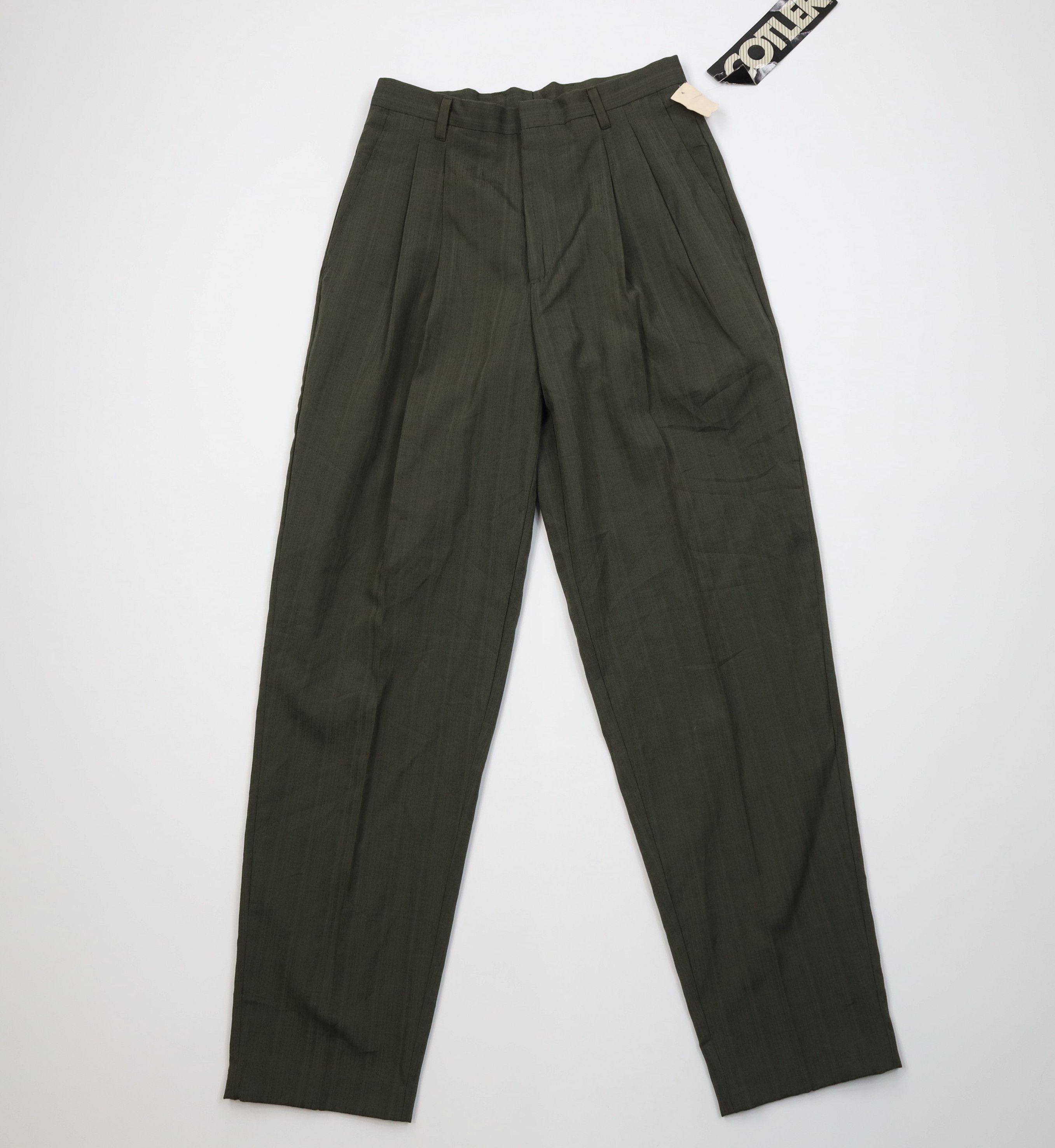 Vintage Deadstock Vintage 70s 80s Gabardine High Waist Chino Pants Size 28" / US 6 / IT 42 - 1 Thumbnail