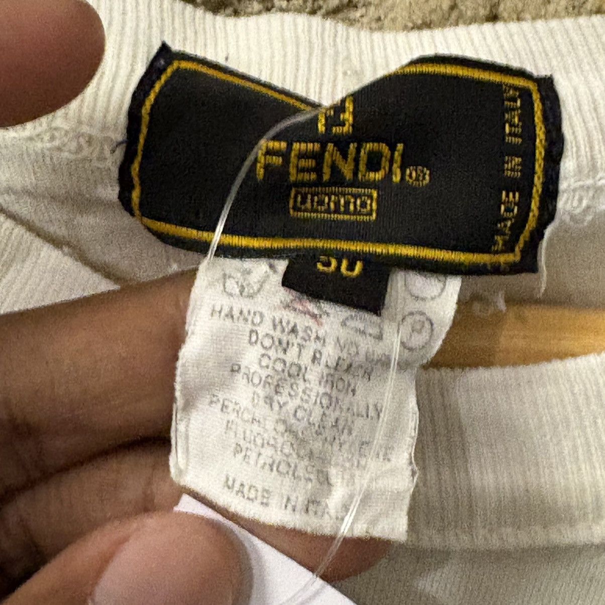 Fendi Fendi Logo Tee Size US M / EU 48-50 / 2 - 4 Thumbnail