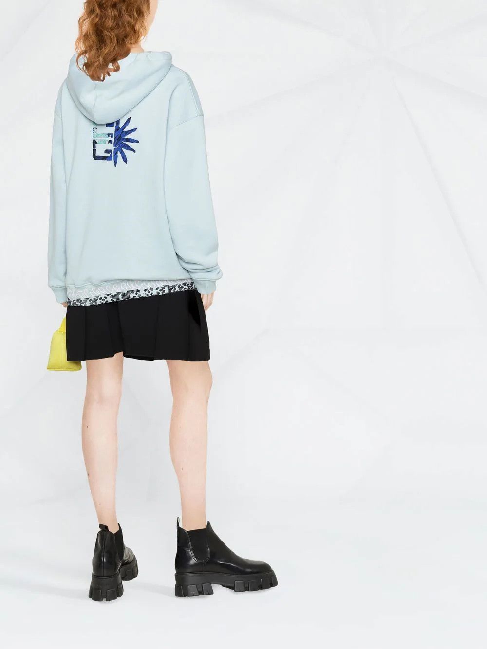 Givenchy o1loc1c0824 Hoodie in Light Blue Size S / US 4 / IT 40 - 3 Thumbnail