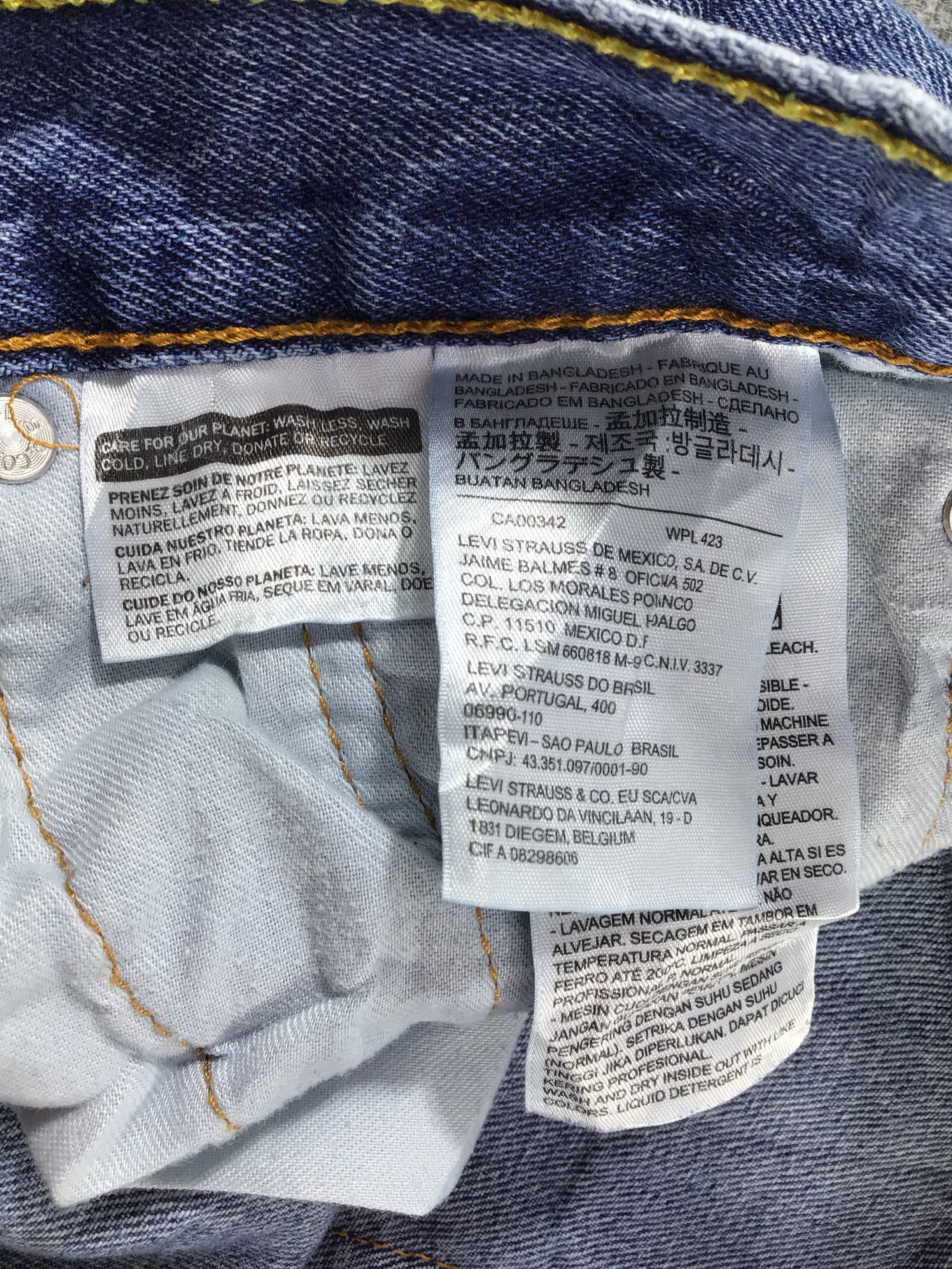 Levi's Vintage Blue Wash Levis 505 Jeans-J899 Size US 31 - 10 Thumbnail