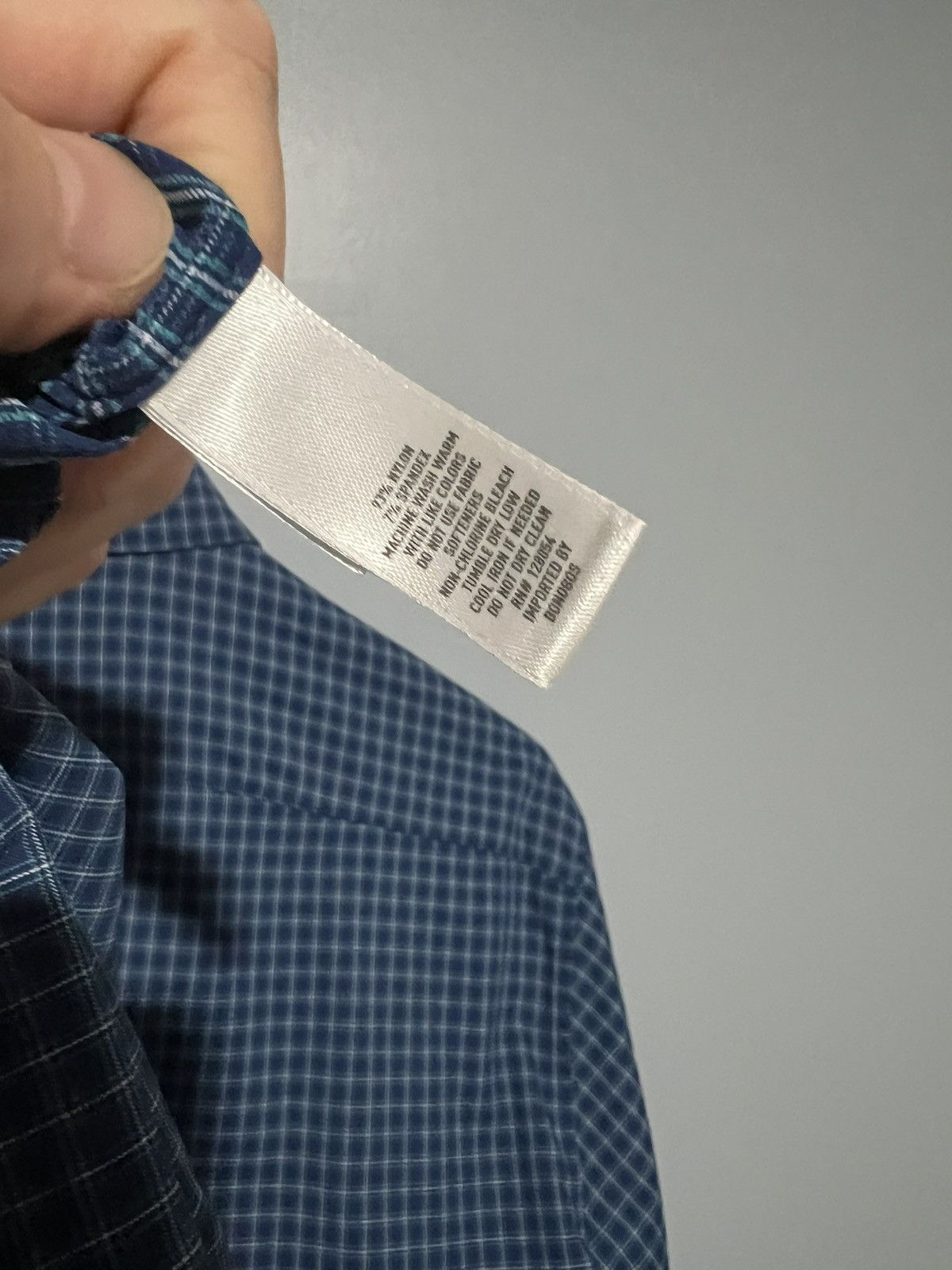 Bonobos Bonobos Shirt Mens Large Blue Plaid Slim Fit L/S Button Down Size US L / EU 52-54 / 3 - 7 Thumbnail