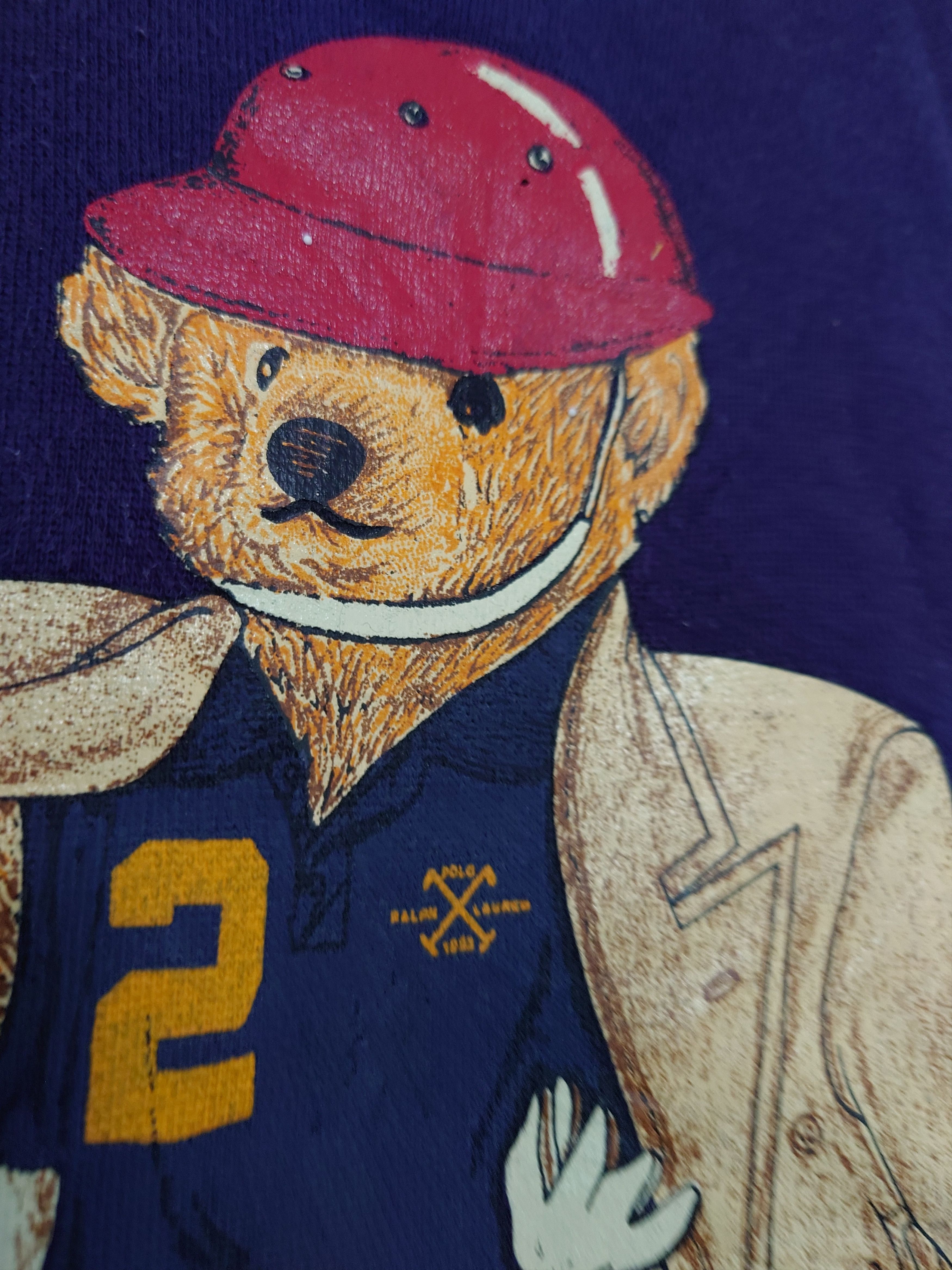 Polo Ralph Lauren Vintage Polo Bear Ralph Lauren Crewneck Sweater Size US L / EU 52-54 / 3 - 9 Thumbnail