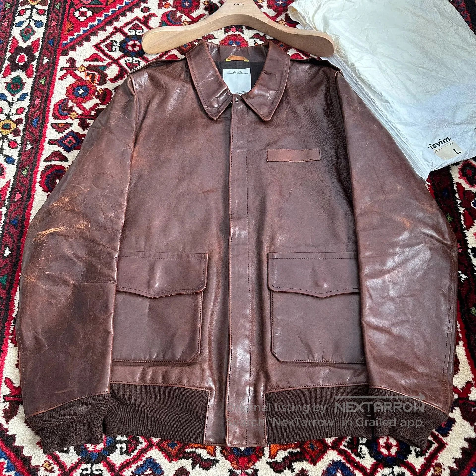 Visvim visvim elmendorf leather jacket size large. Size US L / EU 52-54 / 3 - 2 Thumbnail