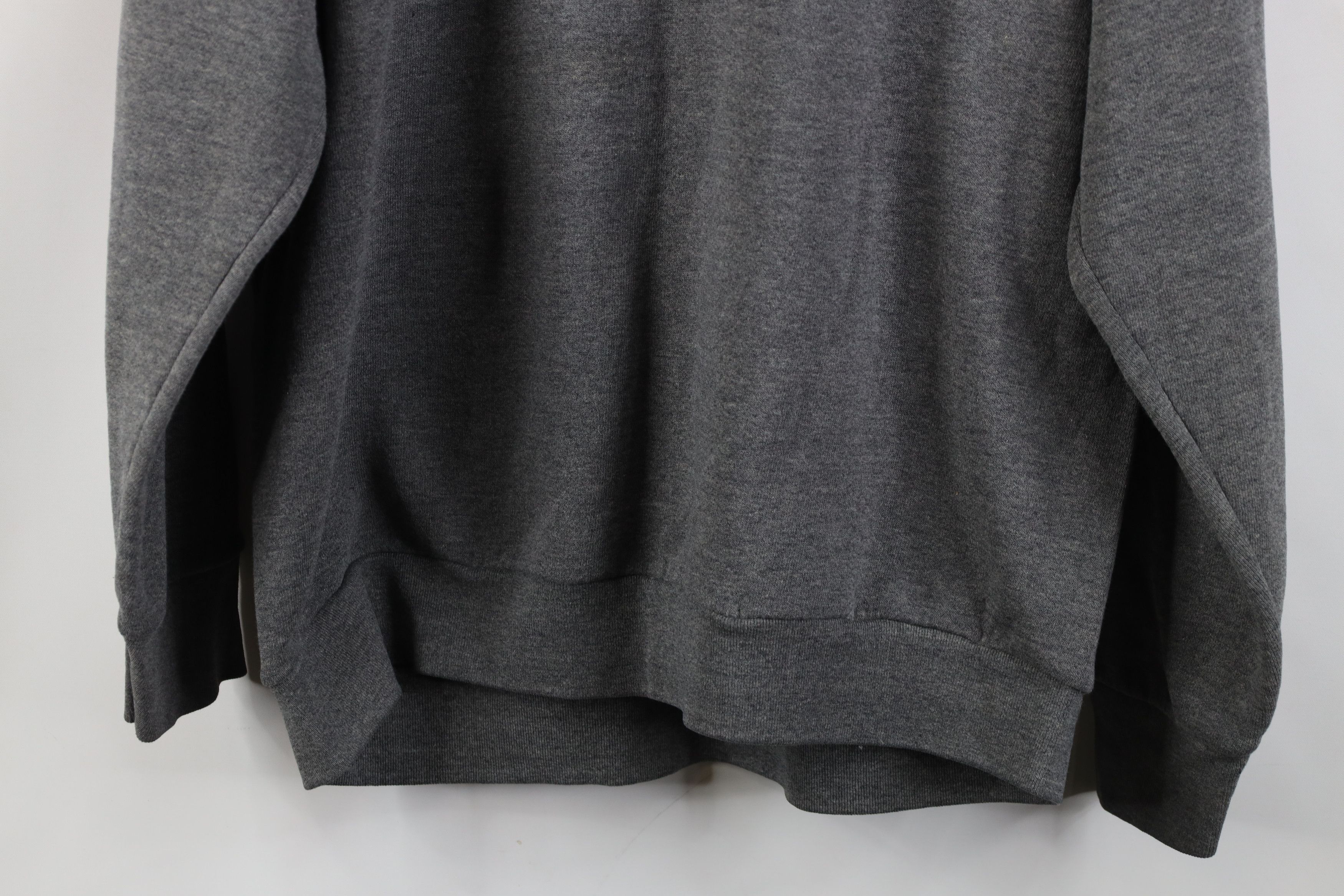 Vintage Vintage 90s Streetwear Crewneck Sweatshirt Heather Gray Size US L / EU 52-54 / 3 - 13 Thumbnail