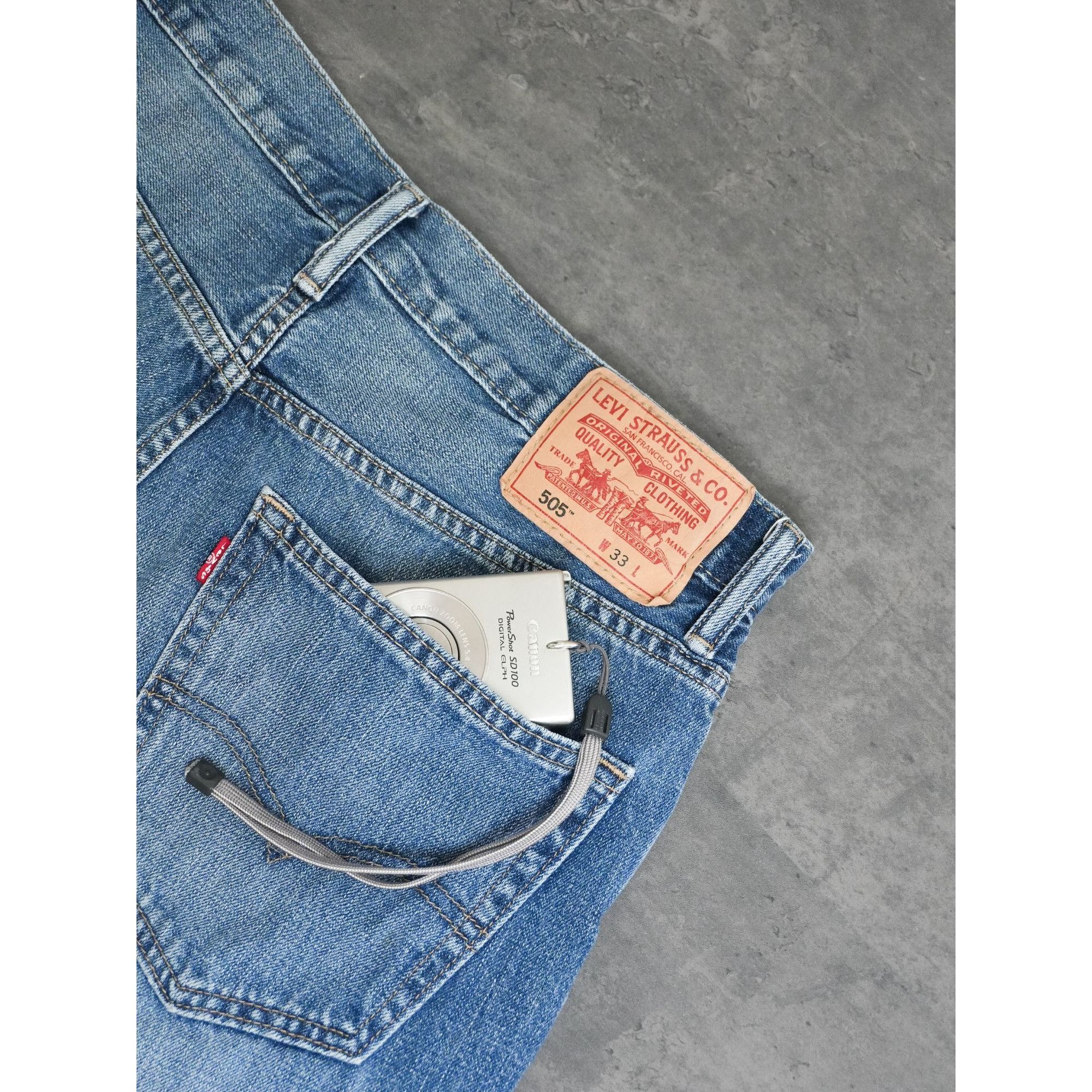 Levi's Levis 505 Denim Jorts Size 32" / US 10 / IT 46 - 3 Thumbnail