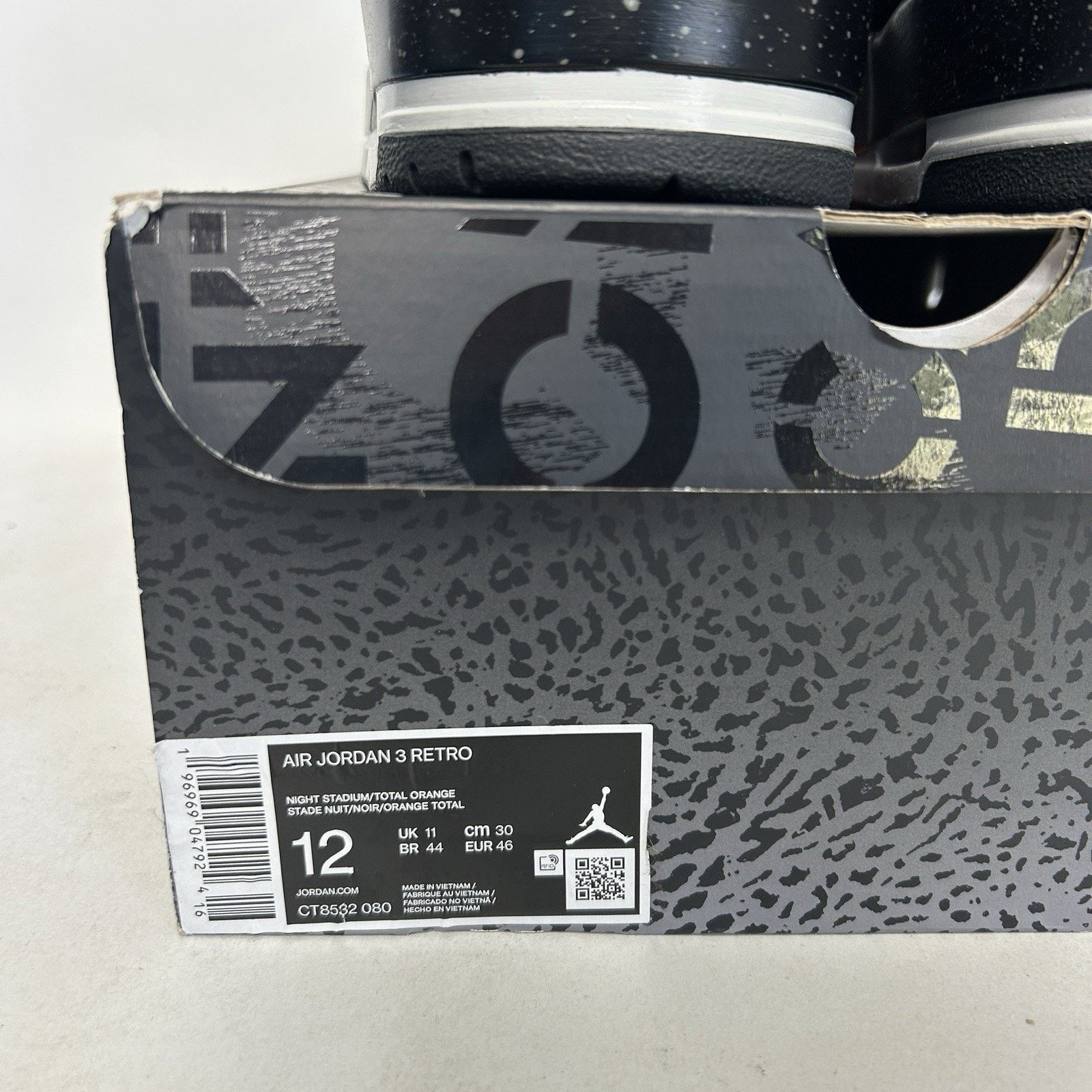 Jordan Brand Nike Air Jordan 3 Retro OG “Fear Pack” CT8532-080 Size US 12 / EU 45 - 5 Thumbnail