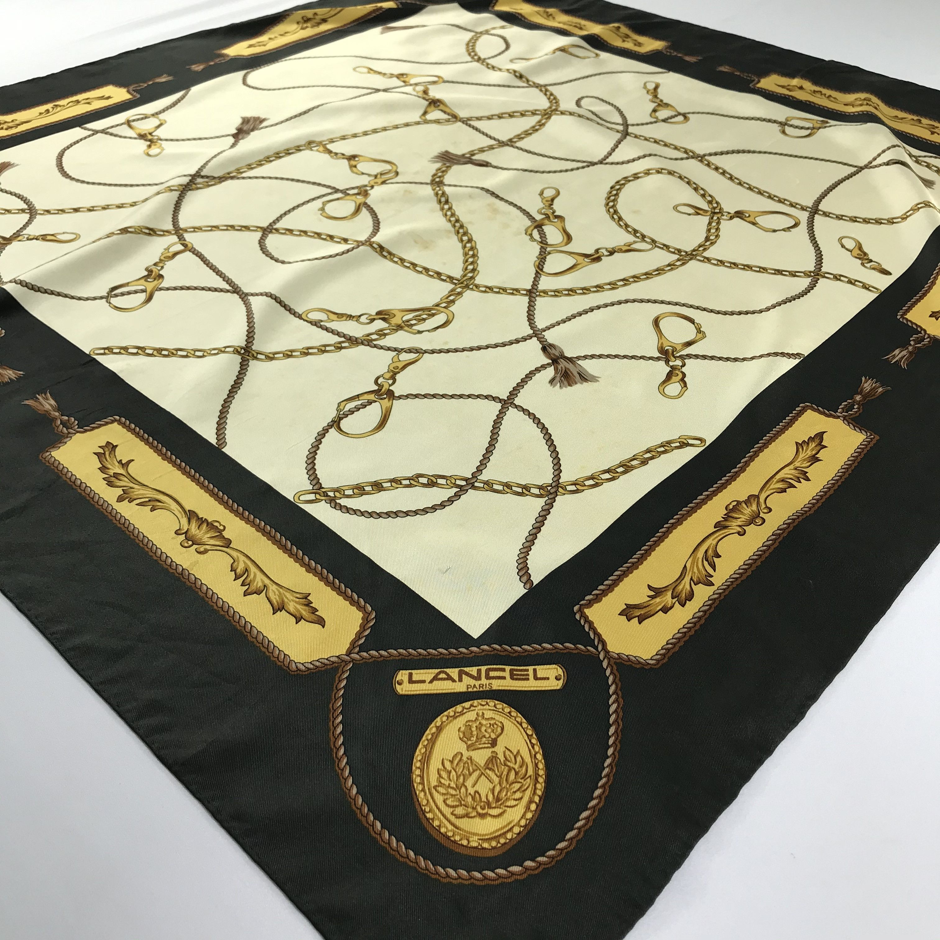 Lancel Vintage Lancel Silk Scarf Size ONE SIZE - 3 Thumbnail