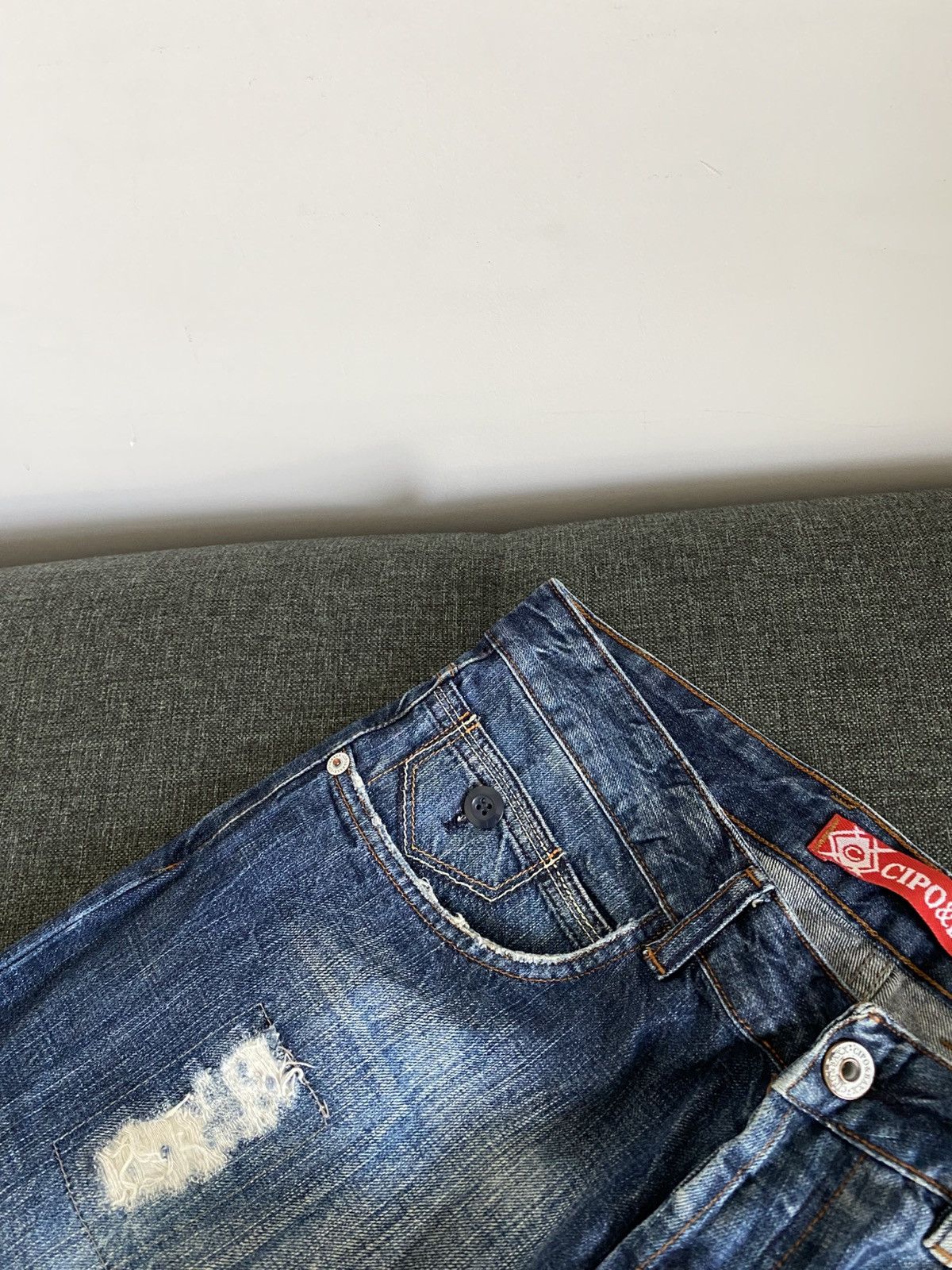 Hysteric Glamour Vintage Avant Garde Faded Flared Jeans Japanese Y2K Baggy Size US 32 / EU 48 - 7 Thumbnail