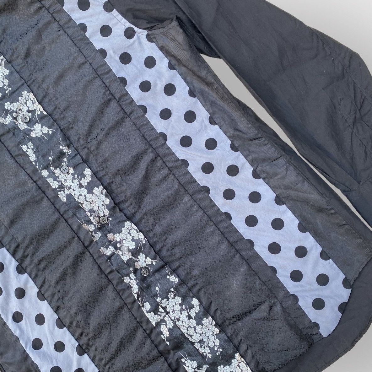 Comme des Garcons Comme Des Garcons Shirt Mix Fabric Patchwork Size US L / EU 52-54 / 3 - 2 Thumbnail